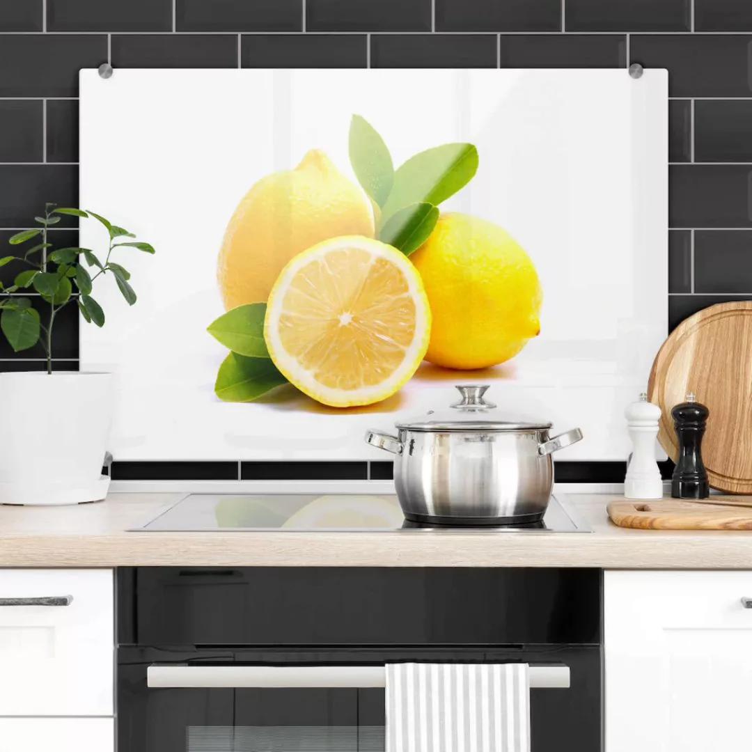 Wall-Art Küchenrückwand "Spritzschutz Lemons Zitrone", (1 tlg.) günstig online kaufen