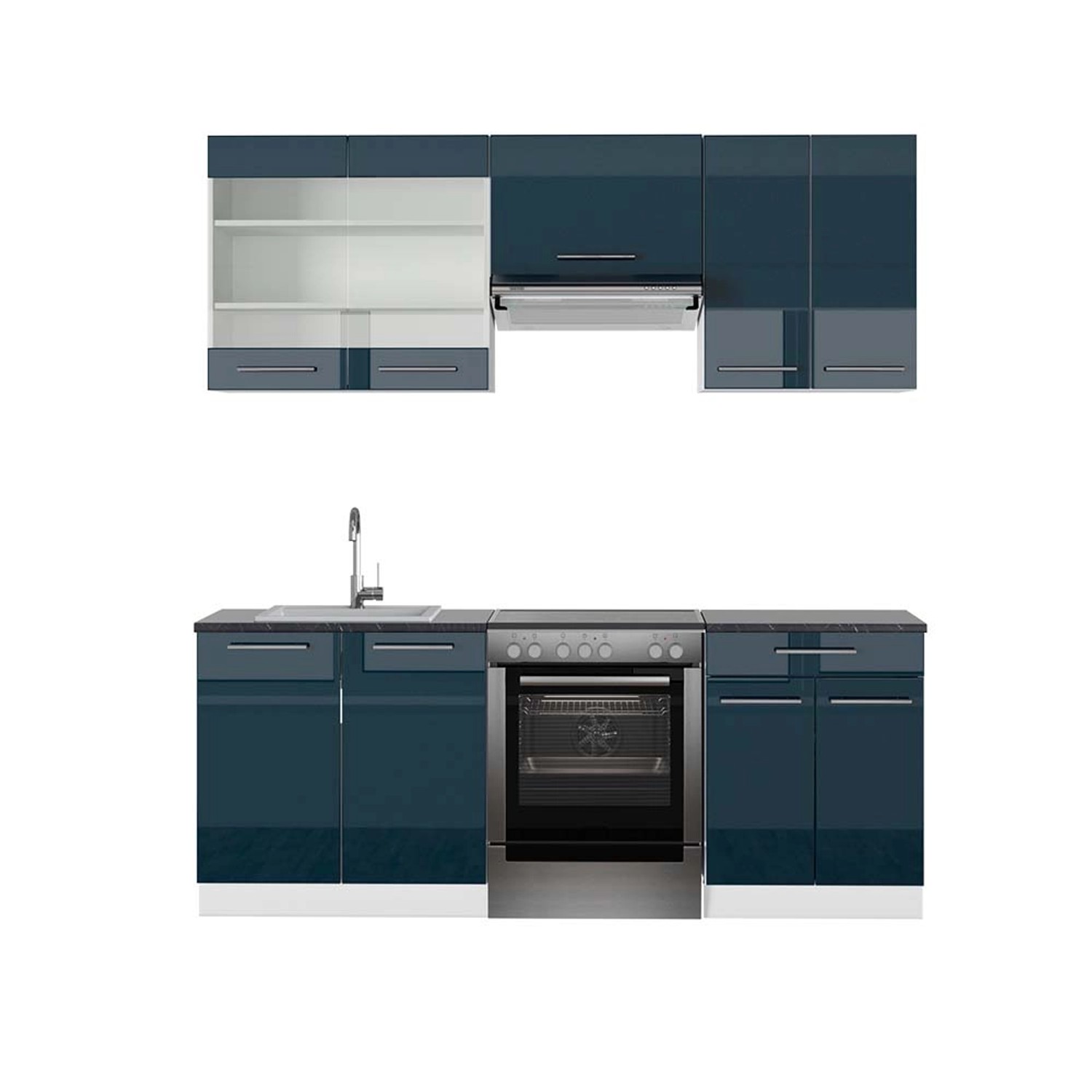 Vicco Unterschrank R-Line, Bordeaux Hochglanz/Weiß, 40 günstig online kaufen