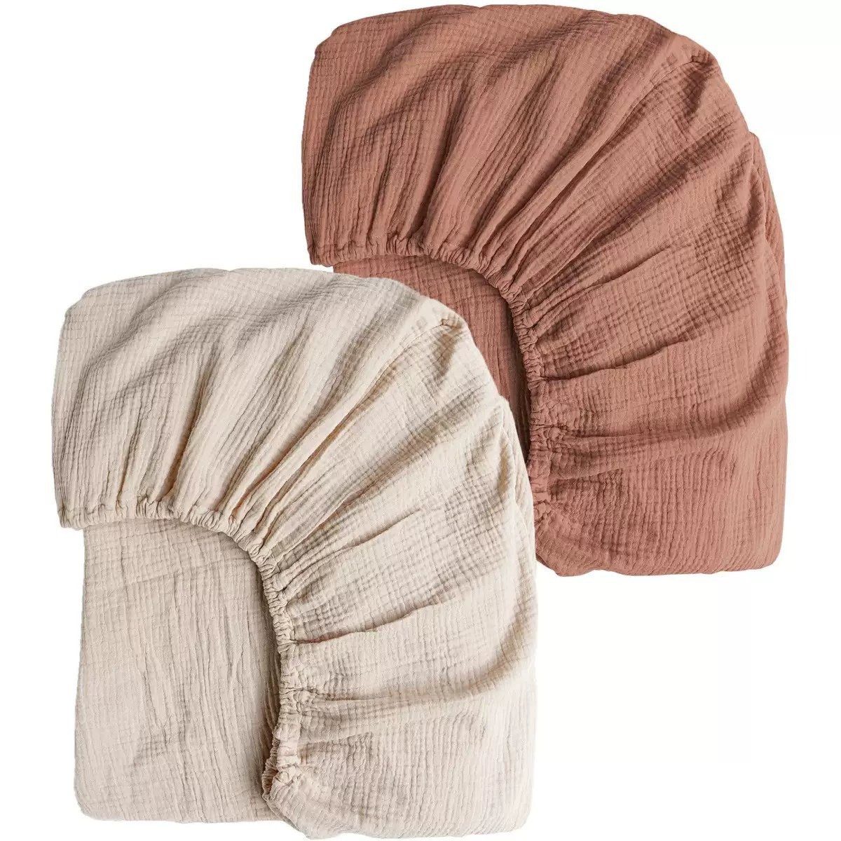 Kaket Babybettwäsche Babybett Spannbettlaken, 2er Set, günstig online kaufen