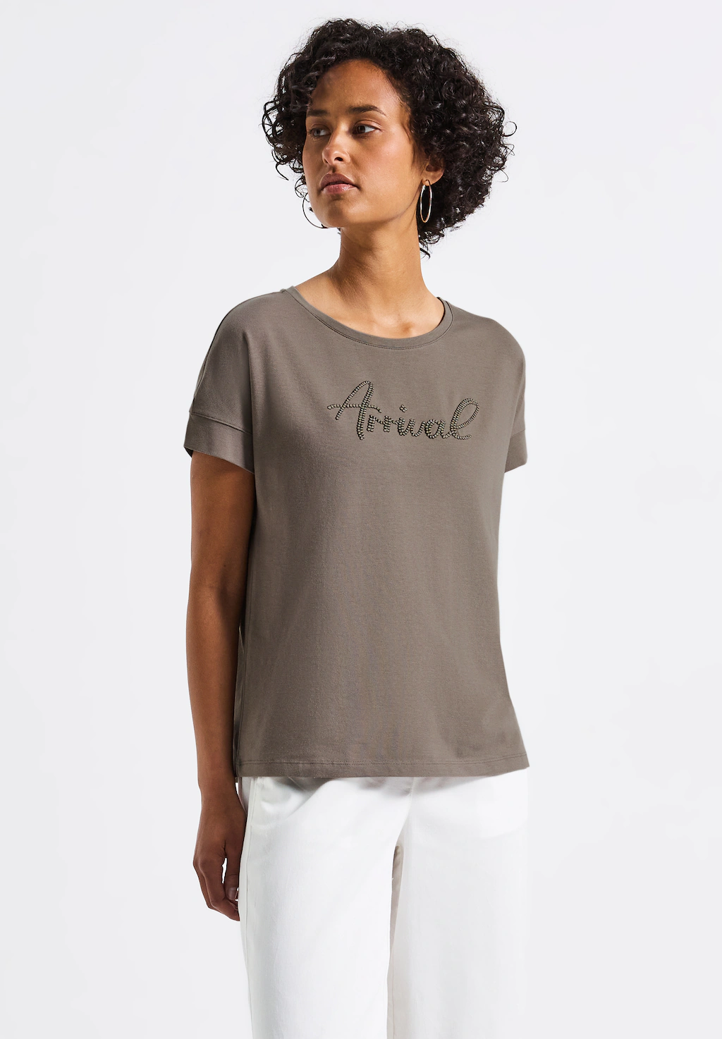 STREET ONE T-Shirt, aus softem Materialmix günstig online kaufen