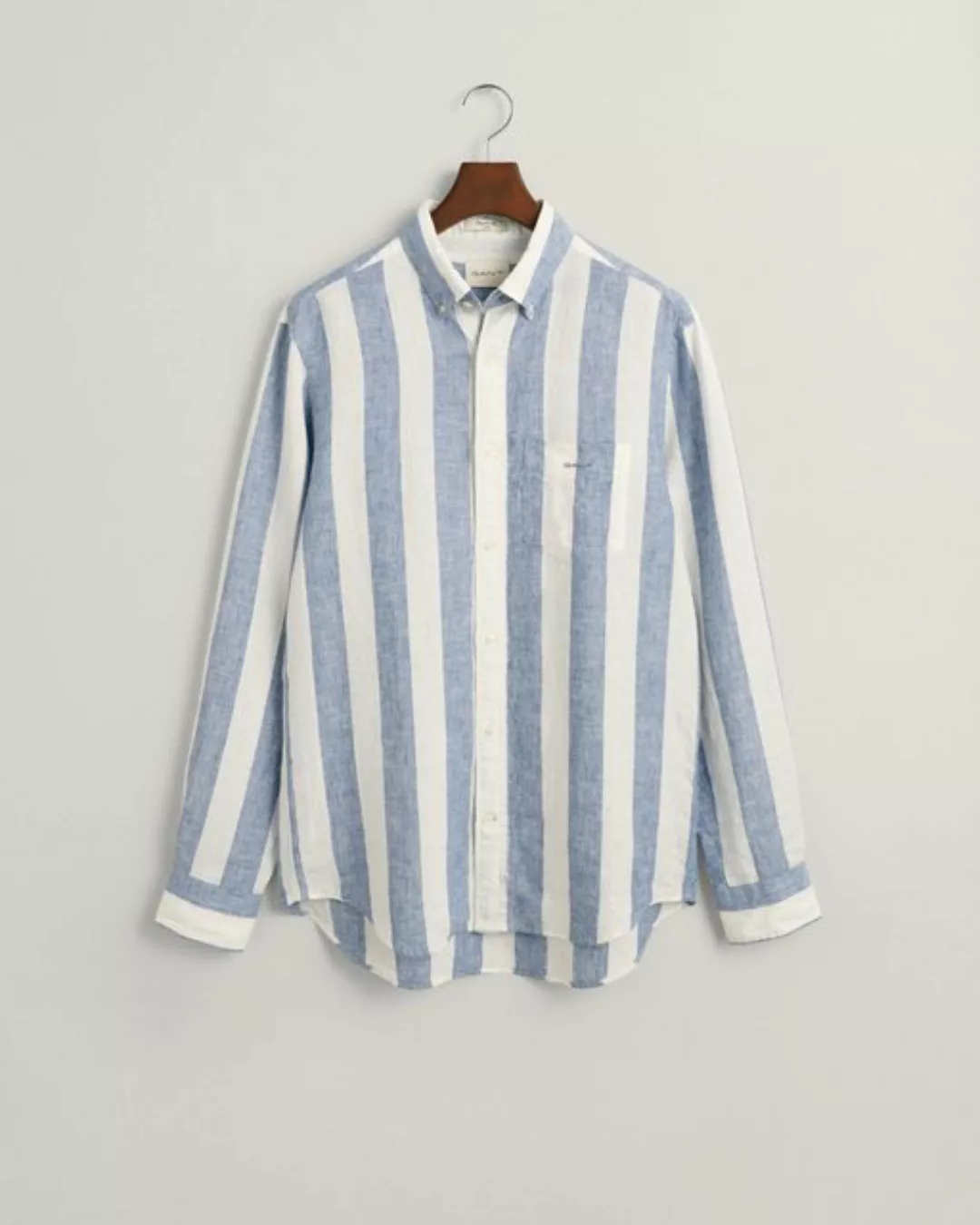 Gant Blusenshirt REG BOLD STRIPE LINEN SHIRT günstig online kaufen