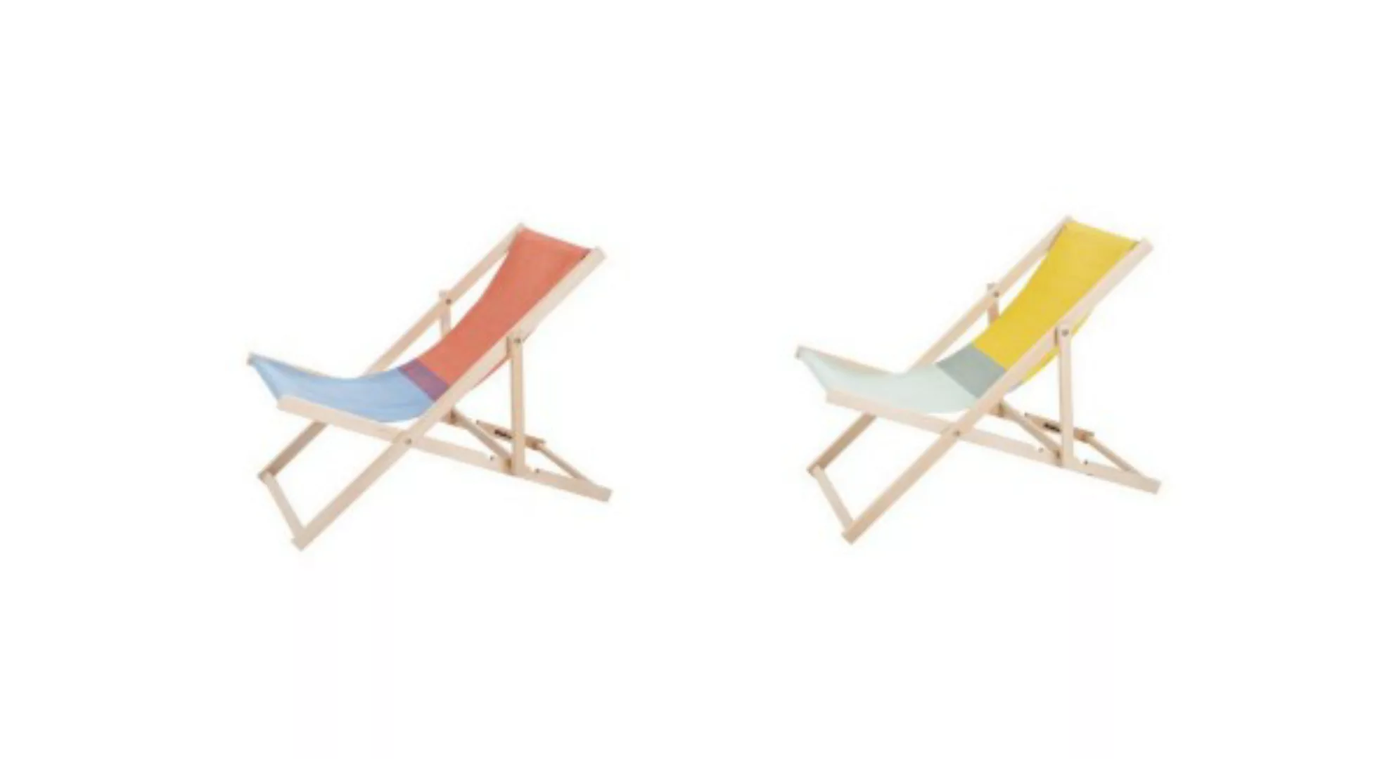 Strandstuhl "Beach Chair" rot/blau günstig online kaufen