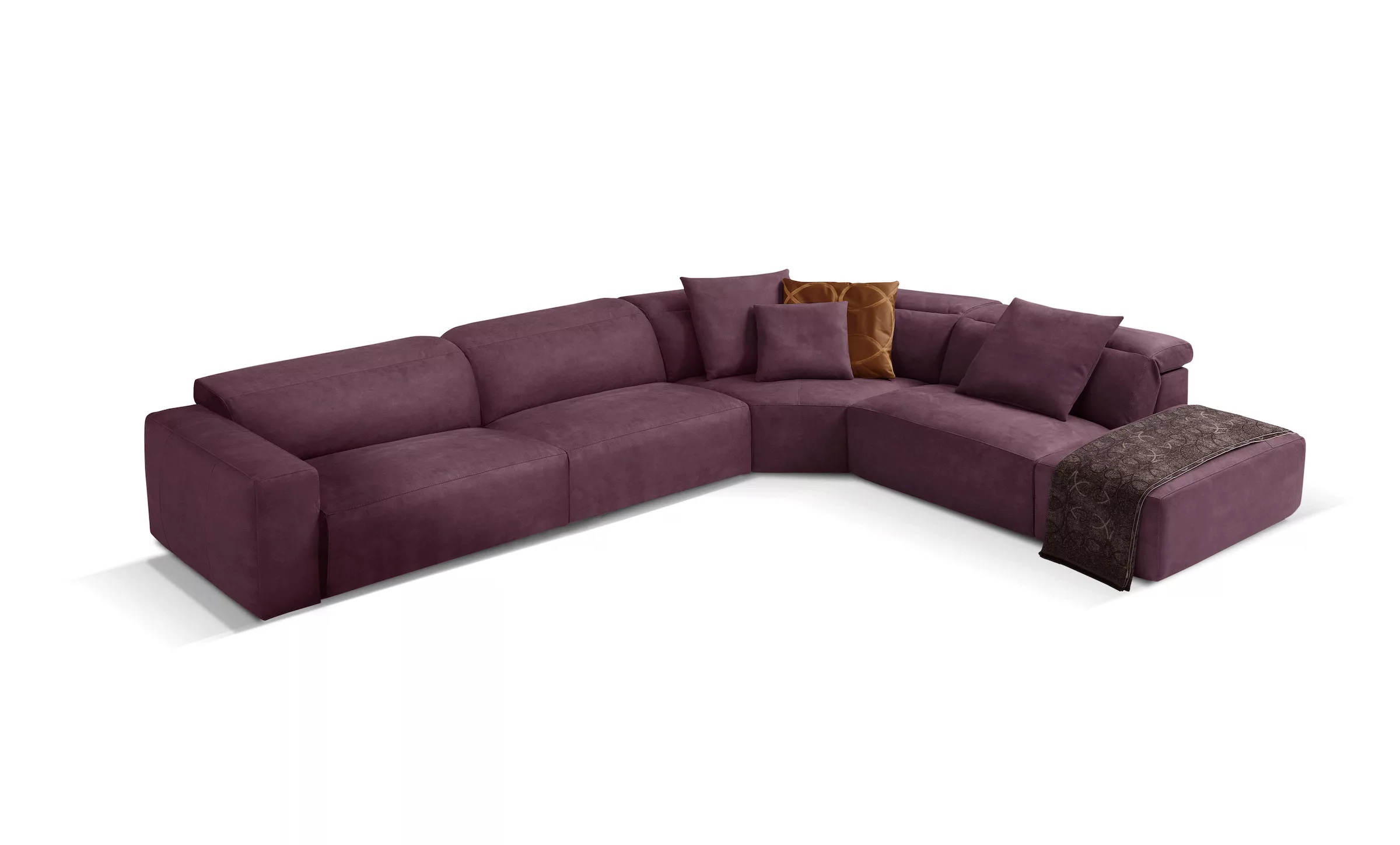 Egoitaliano Ecksofa »Beverly, extravangantes Designsofa mit erstklassigem S günstig online kaufen