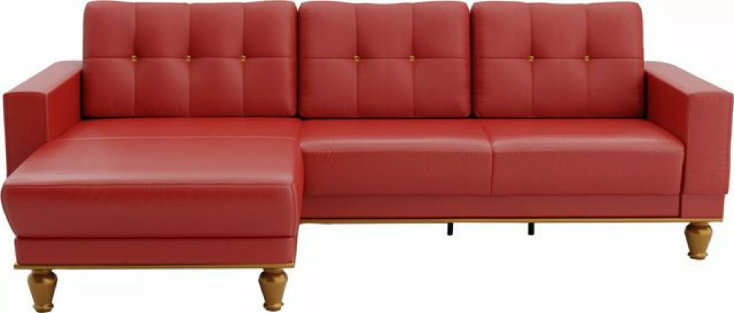 sit&more Ecksofa Orient 5 V L-Form, mit Strass-Stein, wahlweise mit Bettfun günstig online kaufen