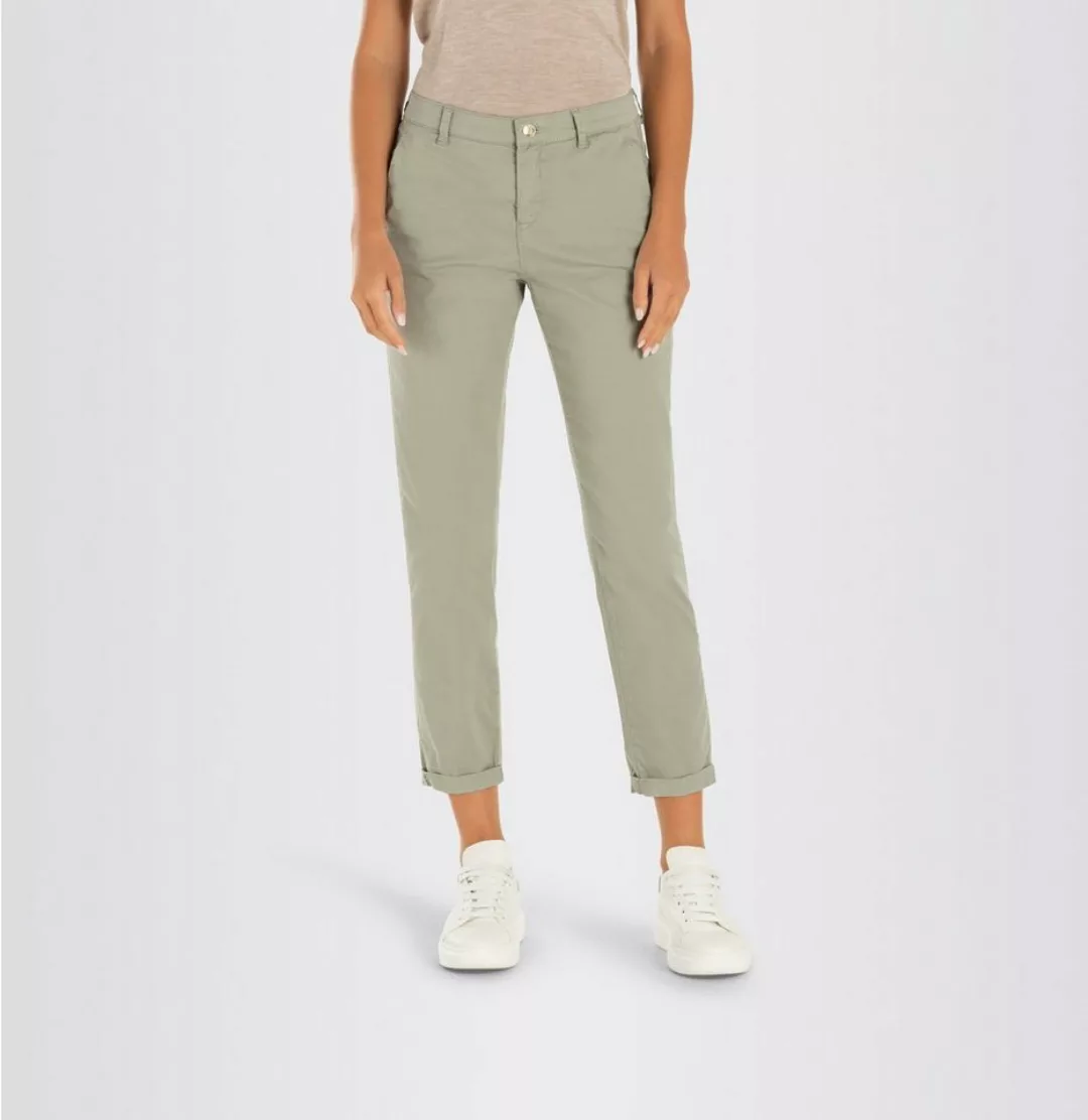 7/8-Hose Modell Chino turn up Mac grün günstig online kaufen