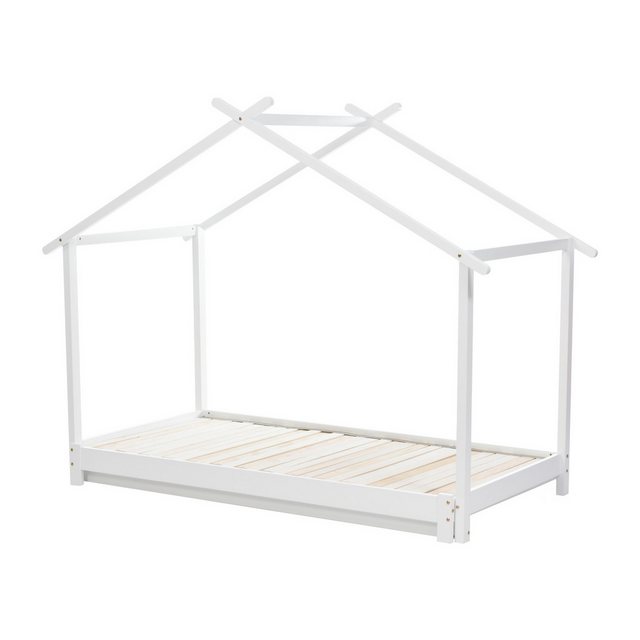 MODFU Kinderbett Hausbett Holzbett Kinderbett (90 /180 x 190cm ohne Matratz günstig online kaufen