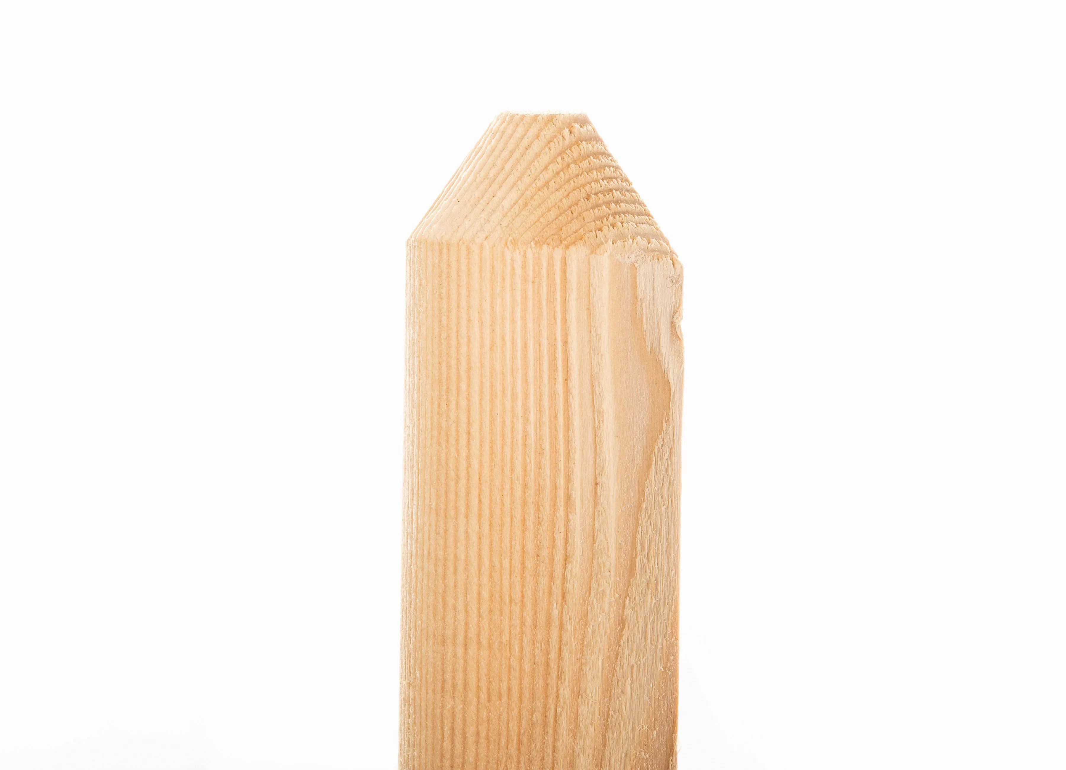 Mega-Holz Holzzaun Zaunlatten-Paket "Mallorca" (Halbpalisade) 6 günstig online kaufen