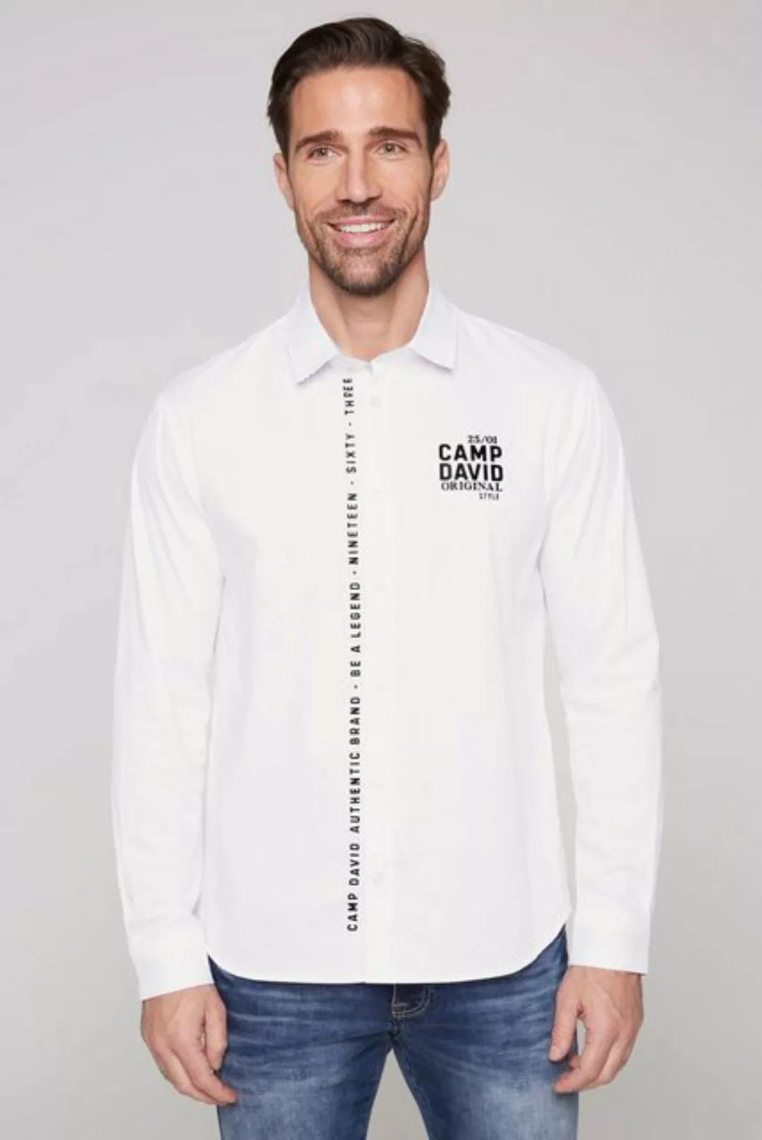 CAMP DAVID Langarmhemd günstig online kaufen