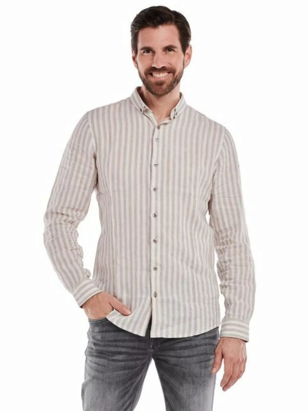 ENGBERS GERMANY Langarmhemd Langarmhemd aus Leinen günstig online kaufen