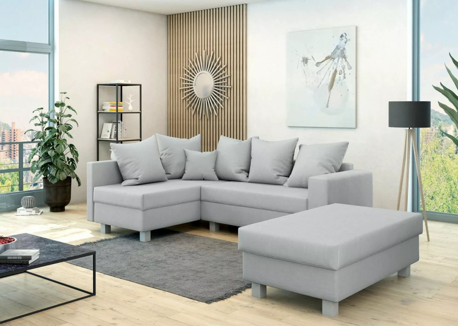 99rooms Ecksofa Priamo, L-Form, Eckcouch, Design günstig online kaufen