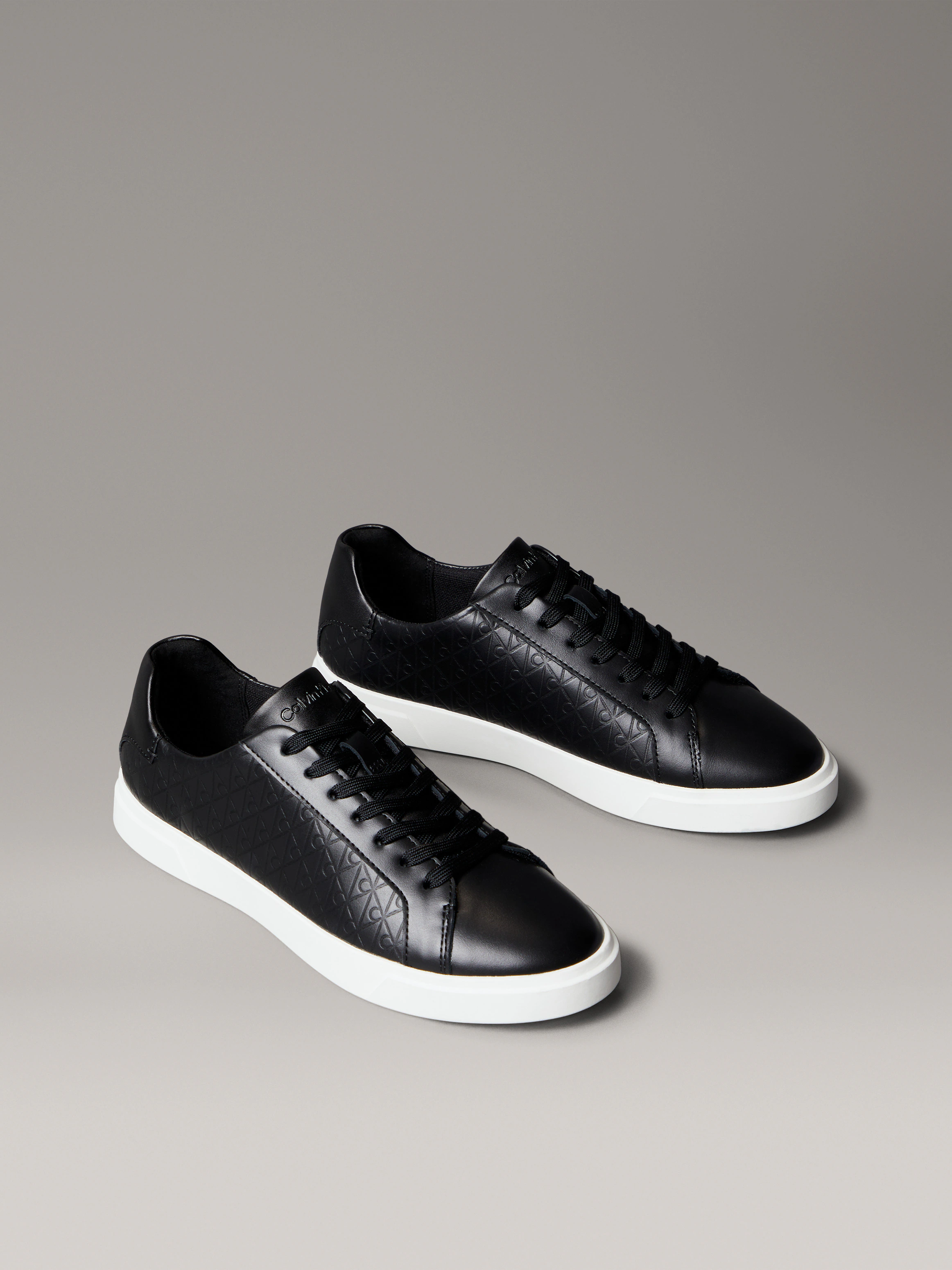 Calvin Klein Sneaker "LOW PRO CUPS LACE UP LTH AOP", Schnürschuh, Freizeits günstig online kaufen