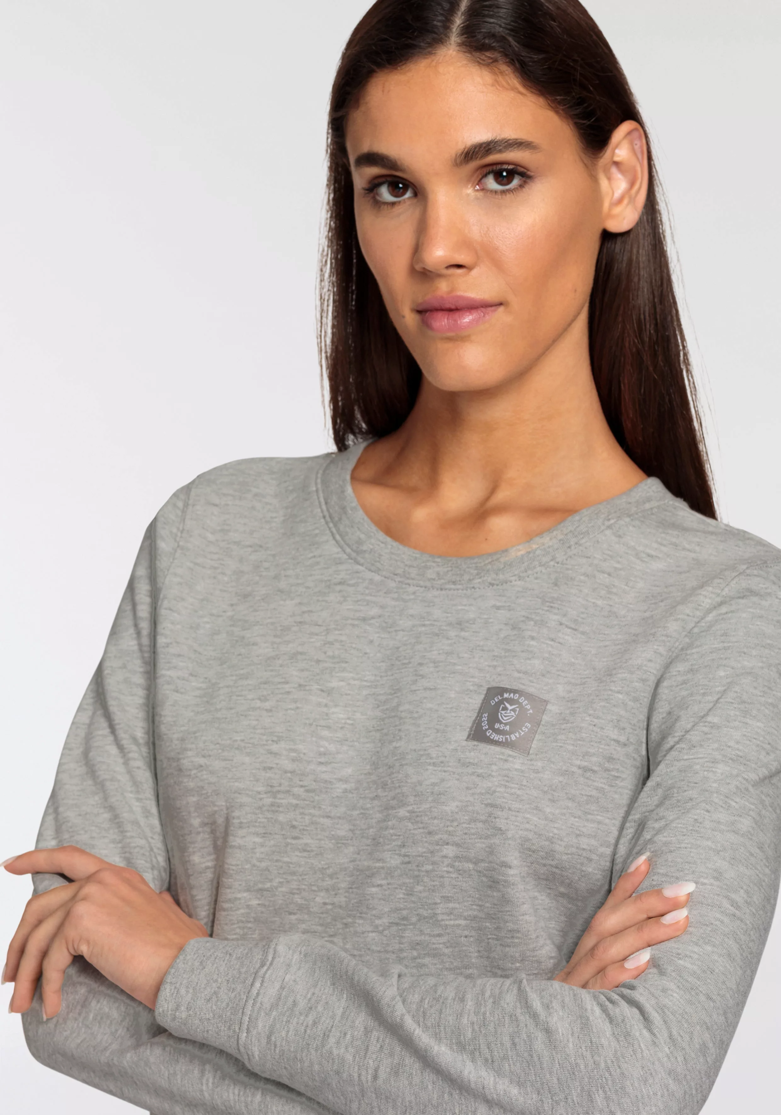 DELMAO Sweatshirt in Basicform günstig online kaufen