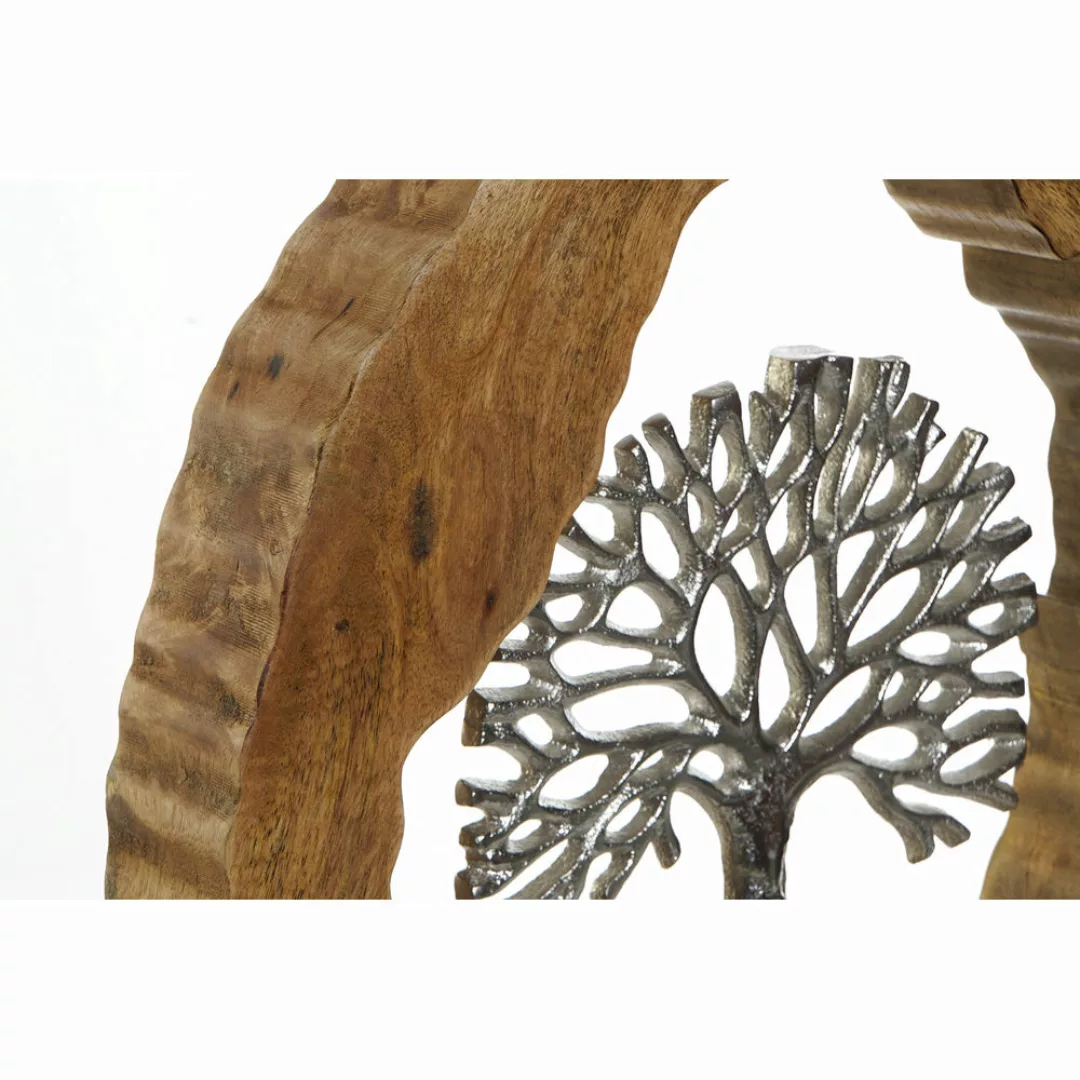 Deko-figur Dkd Home Decor Baum Aluminium Mango-holz (37 X 5 X 38 Cm) günstig online kaufen