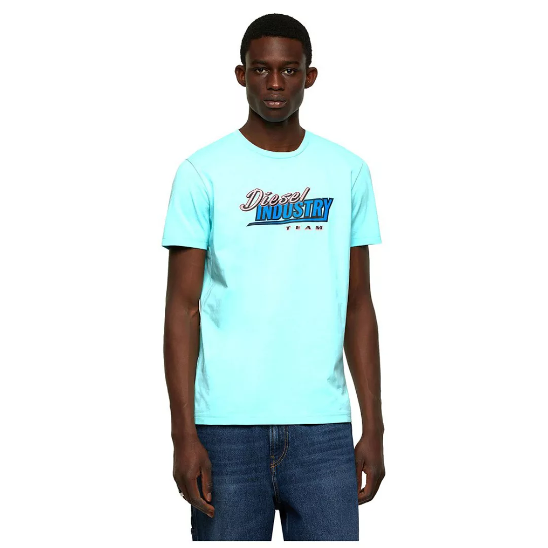 Diesel Diegos K37 Kurzärmeliges T-shirt L Aqua Sky günstig online kaufen