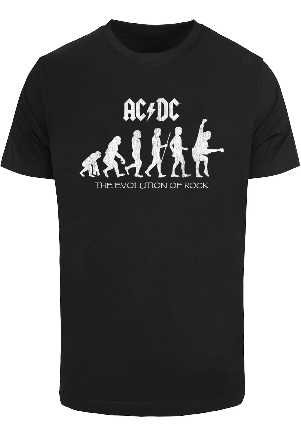 Merchcode T-Shirt "Merchcode Herren ACDC - Evolution Of Rock T-Shirt", (1 t günstig online kaufen