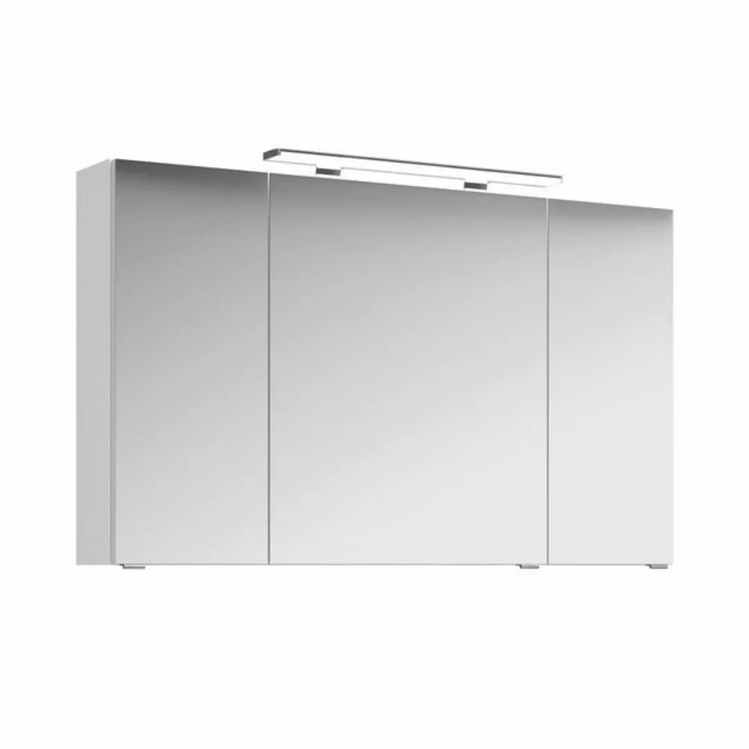 Lomadox Badezimmer Spiegelschrank 3-türig FES-4010-66 Korpus in weiß glänze günstig online kaufen