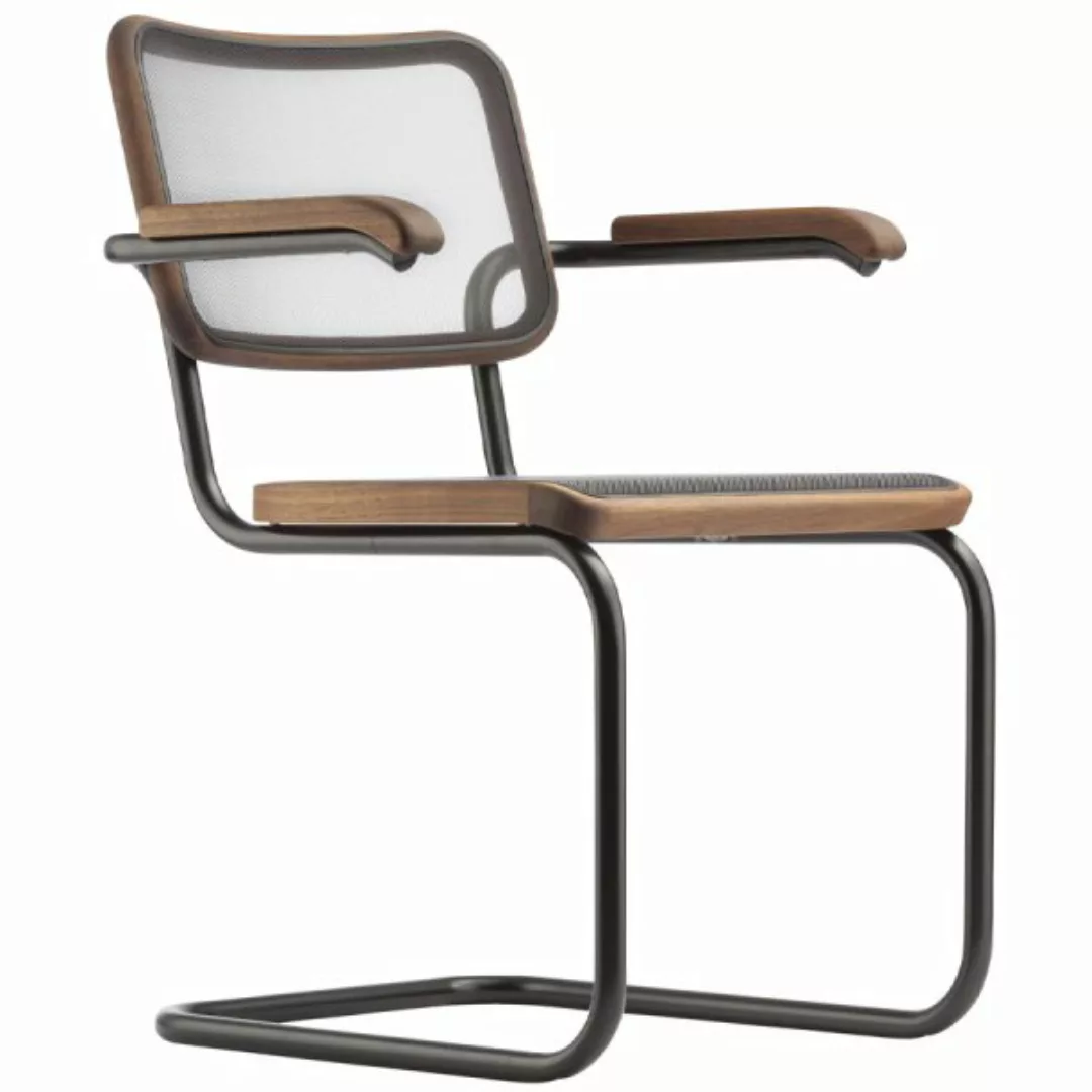 THONET S 64 N | Nussbaum Pure Materials | mit Netzbespannung | Stahlrohr-Fr günstig online kaufen