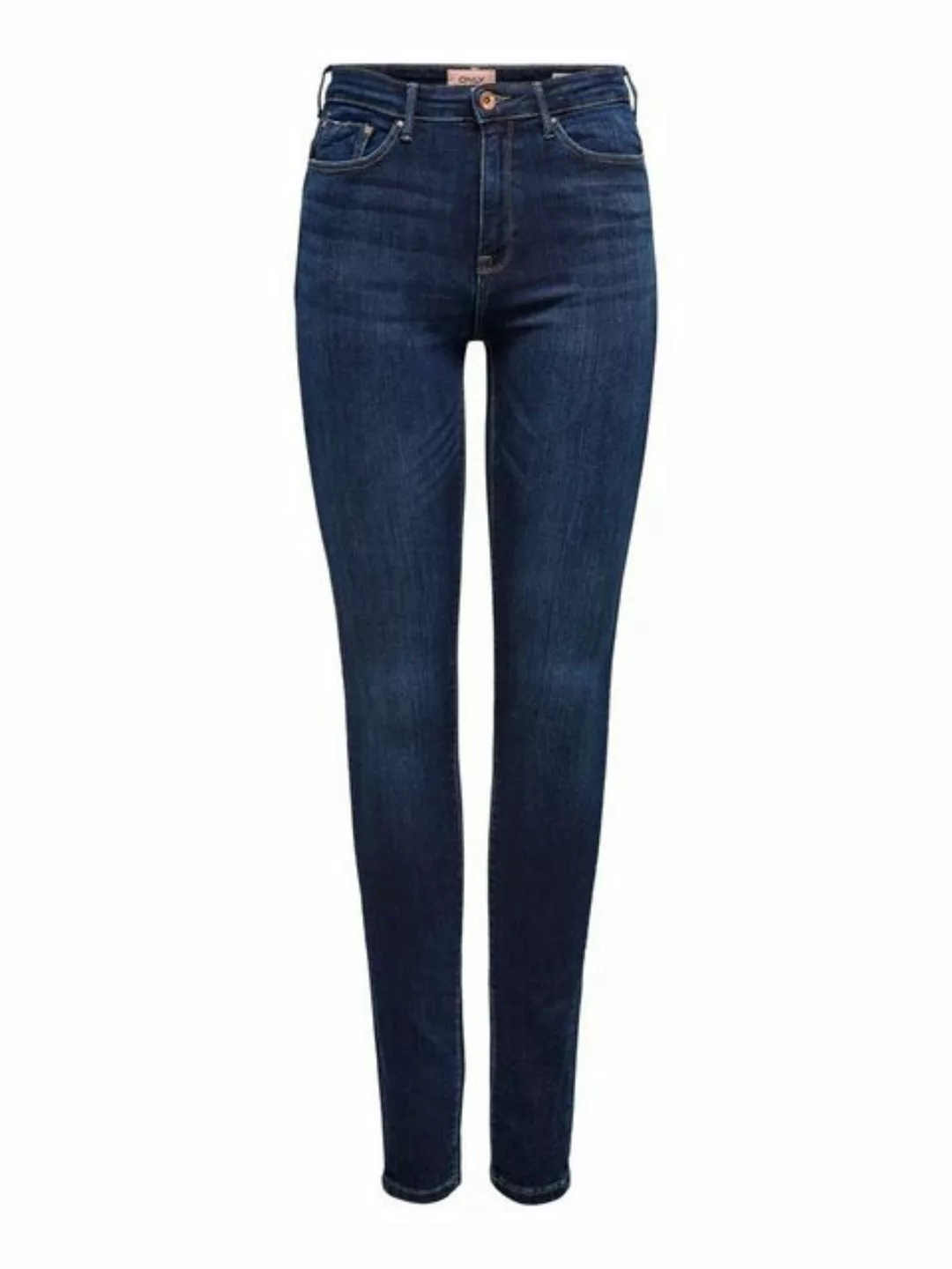 Only Damen Jeans onlPAOLA HW SK DNM JEANS AZGZ878 - Skinny Fit - Blau - Dar günstig online kaufen