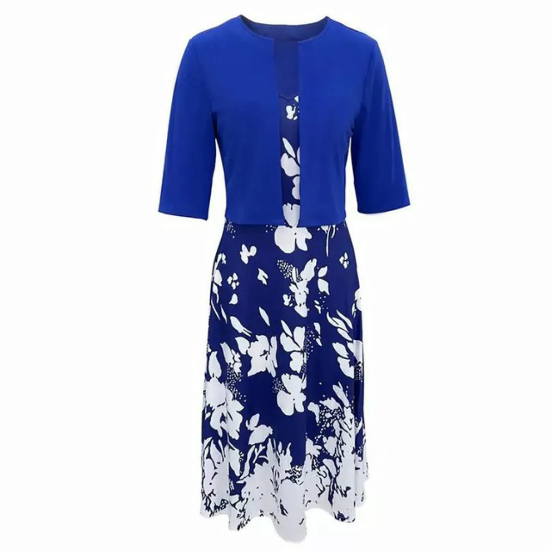BlauWave 2-in-1-Kleid Hemdblusenkleid Damen Kleidzweiteiliges Kleiderset (1 günstig online kaufen