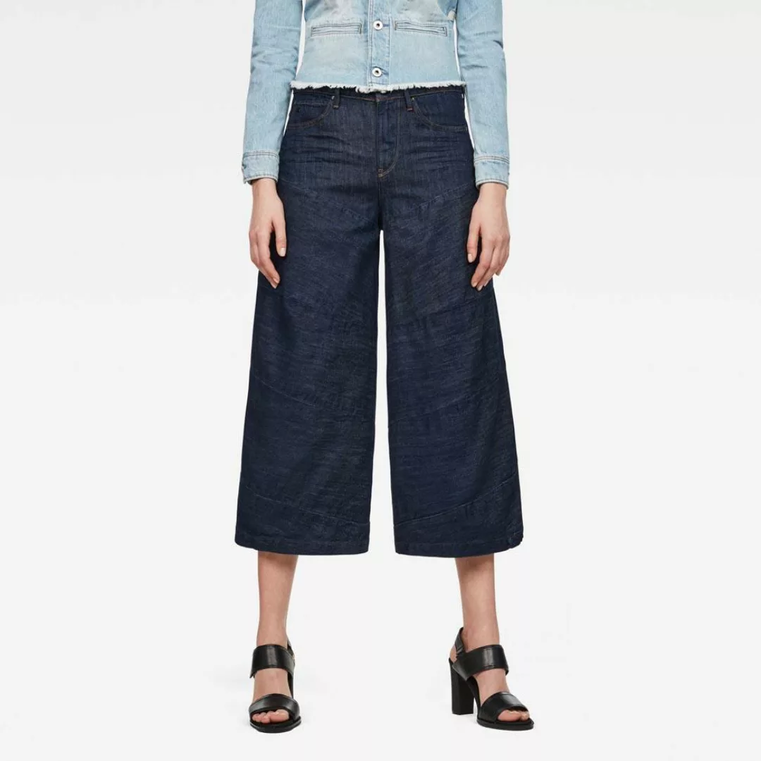 G-star Spiraq 3d High Waist Culotte Jeans 27 Rinsed günstig online kaufen