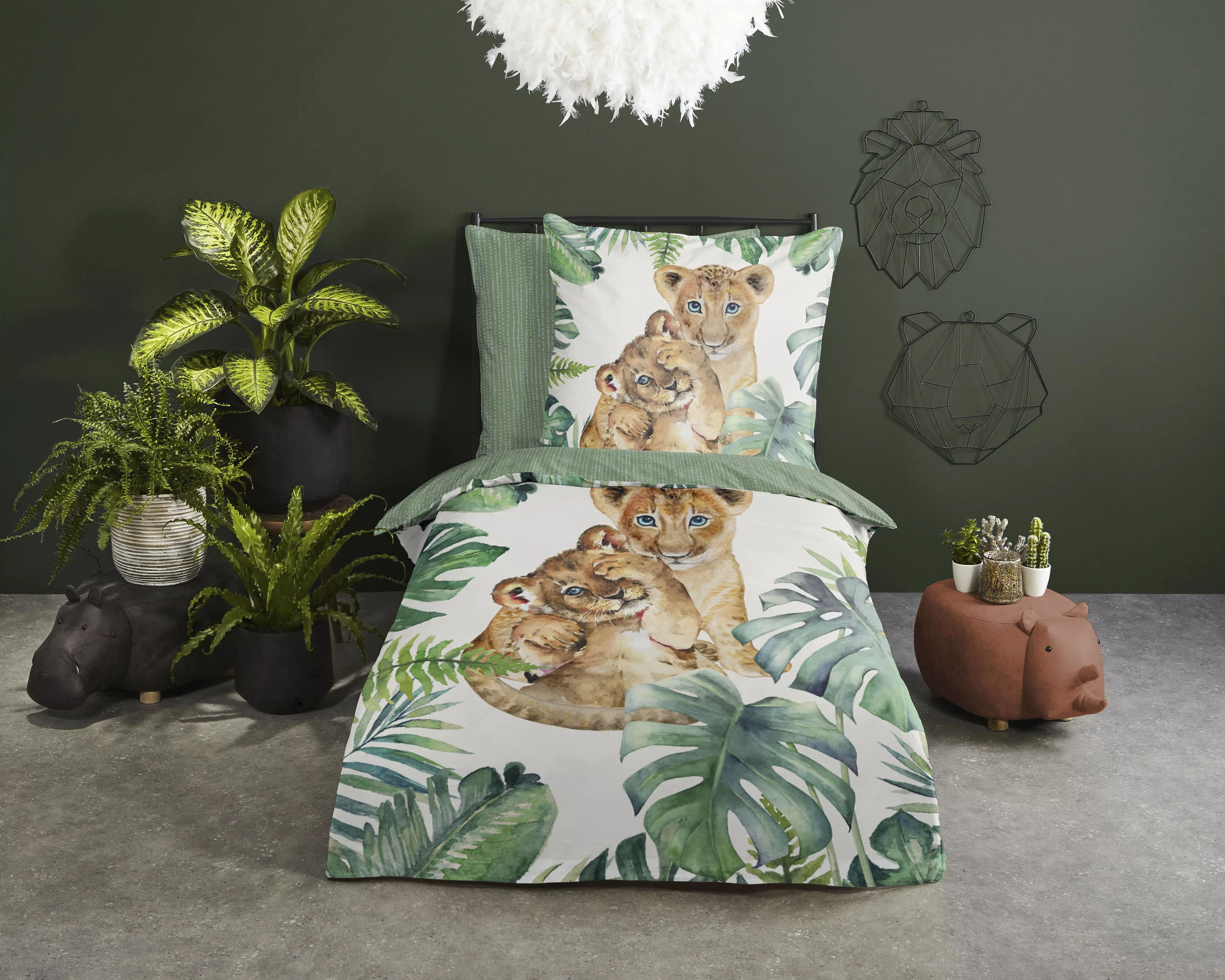 good morning Kinderbettwäsche »Jungle«, (2 tlg.) günstig online kaufen