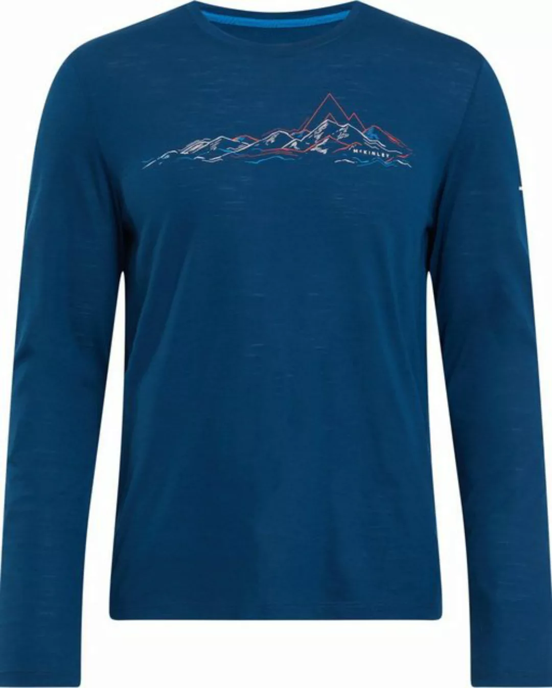 McKINLEY Langarmshirt He.-Langarmshirt Shane LS M BLUE PETROL günstig online kaufen