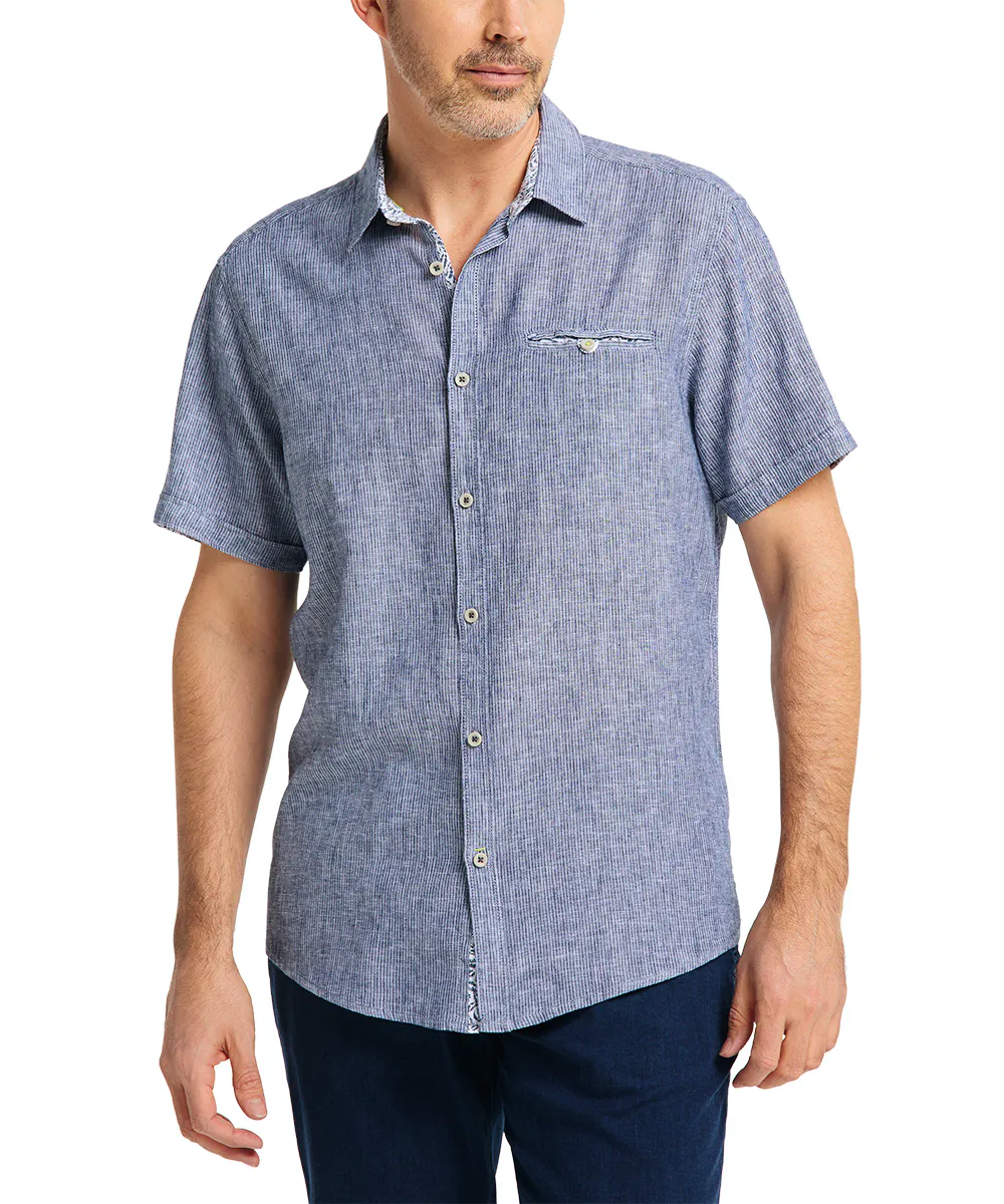 Pioneer Hemd Stripe dark blue günstig online kaufen