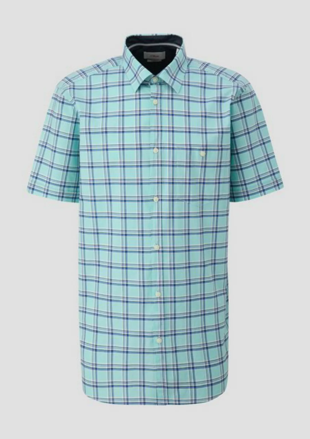 s.Oliver Kurzarmhemd Regular: Kurzarmhemd mit aufgesetzter Tasche günstig online kaufen