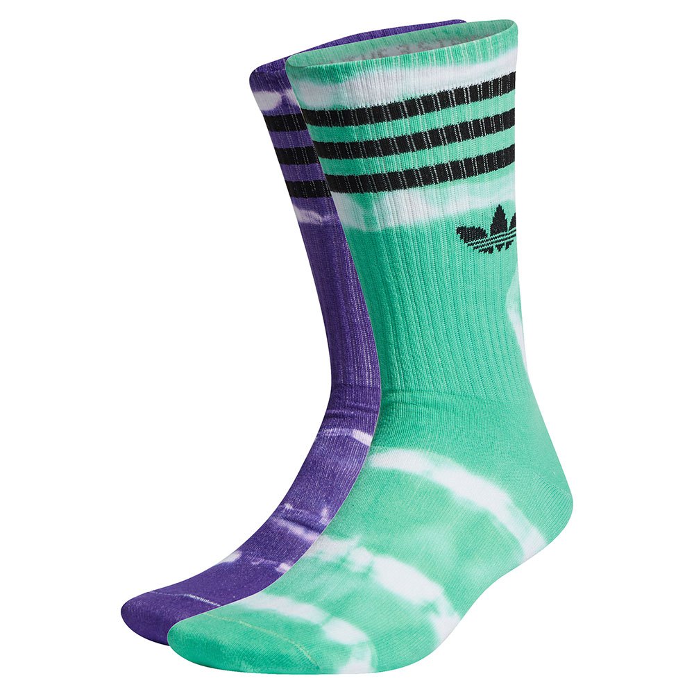 Adidas Originals Batik Socken 2 Paare EU 34-36 Hi-Res Green / Purple Rush / günstig online kaufen