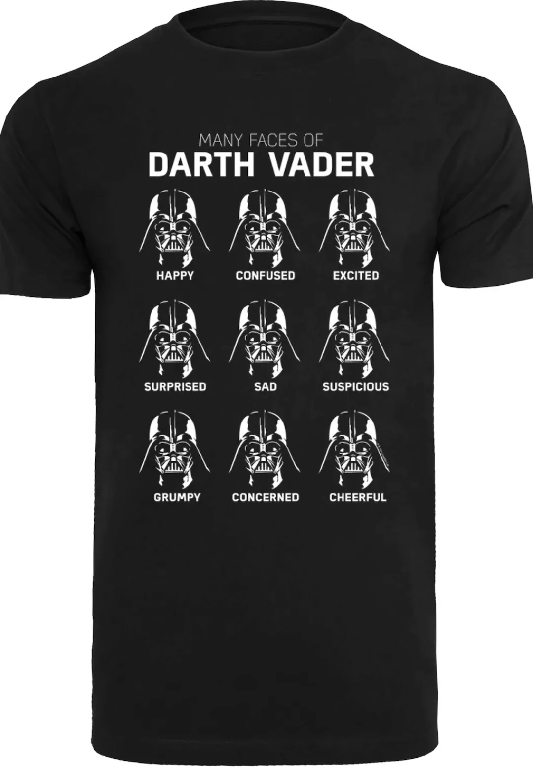 F4NT4STIC T-Shirt "Star Wars The Many s Of Darth Vader", Print günstig online kaufen