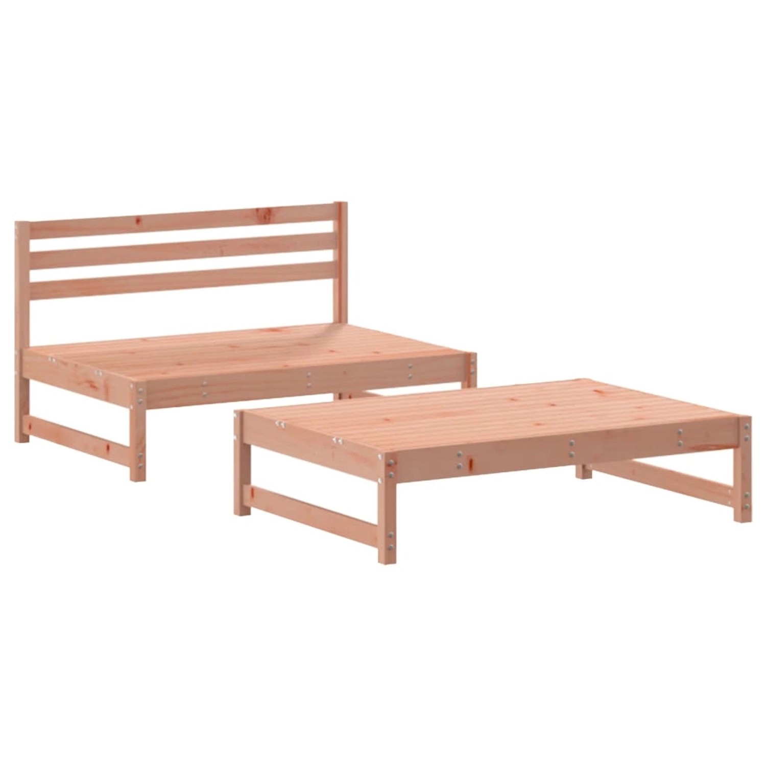 vidaXL 2-tlg Garten-Lounge-Set Massivholz Douglasie Modell 1 günstig online kaufen