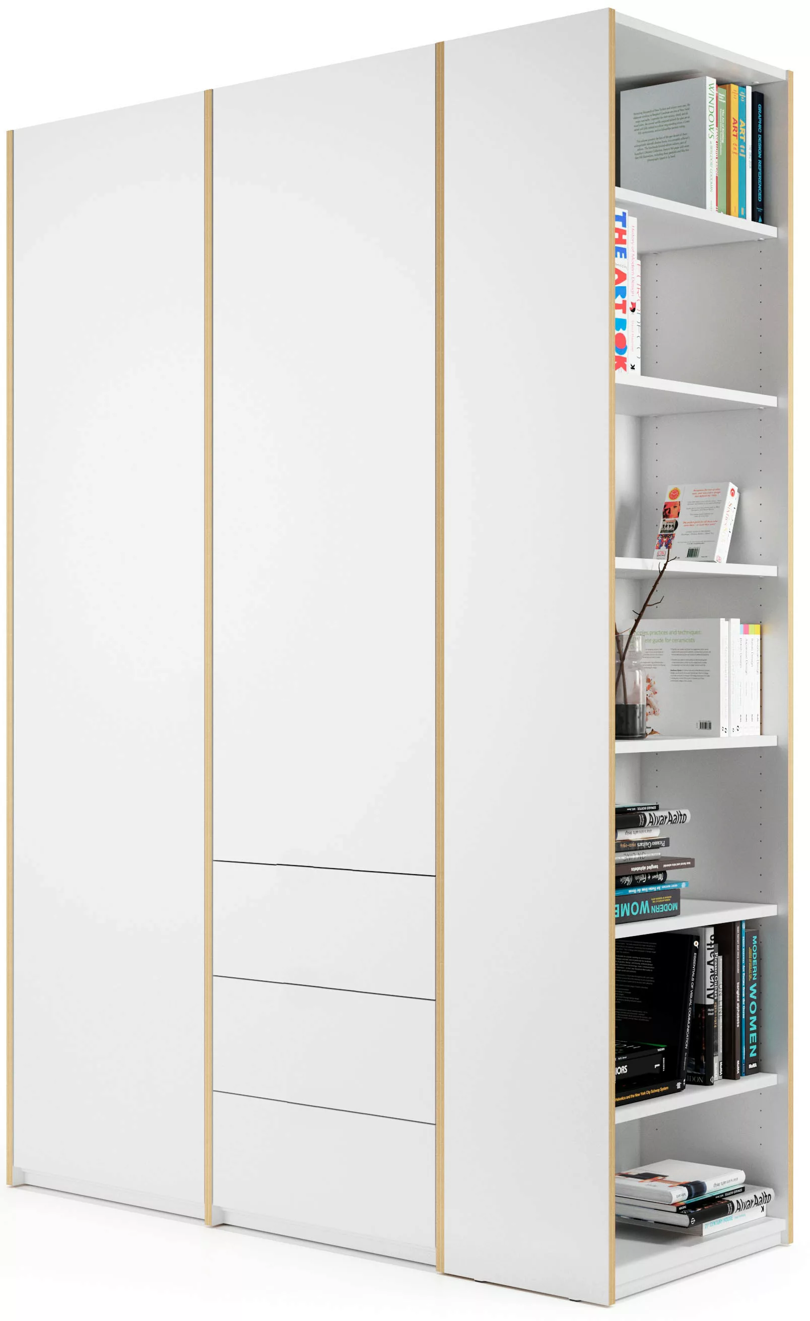 Müller SMALL LIVING Kleiderschrank "Modular Plus Variante 2", inklusive 3 k günstig online kaufen