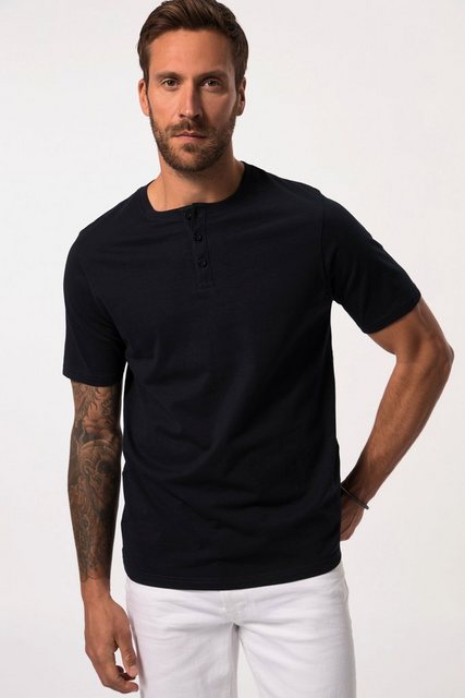 JP1880 T-Shirt Henley Basic Knopfleiste Halbarm günstig online kaufen