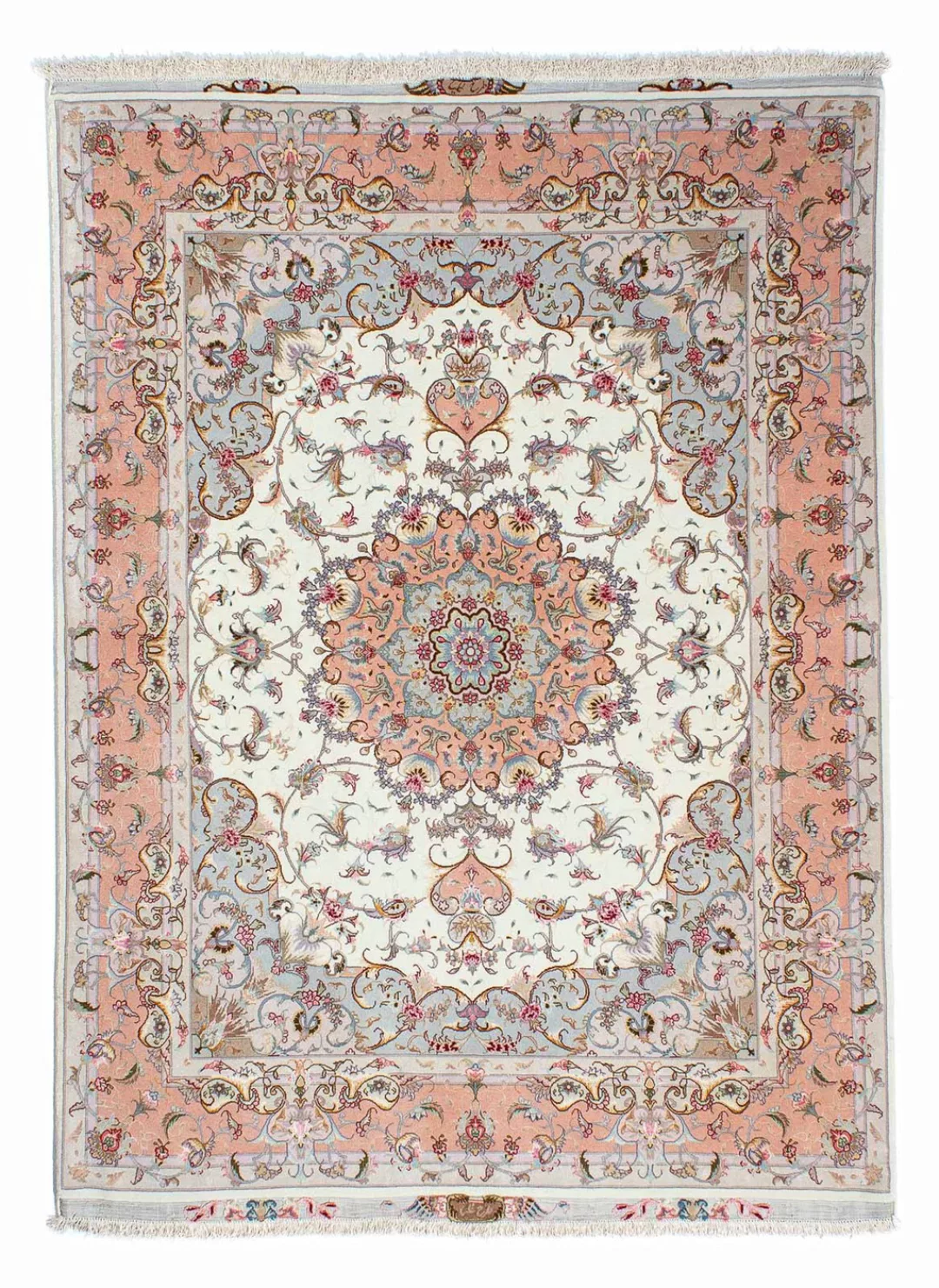 morgenland Orientteppich »Perser - Täbriz - Royal - 203 x 152 cm - beige«, günstig online kaufen