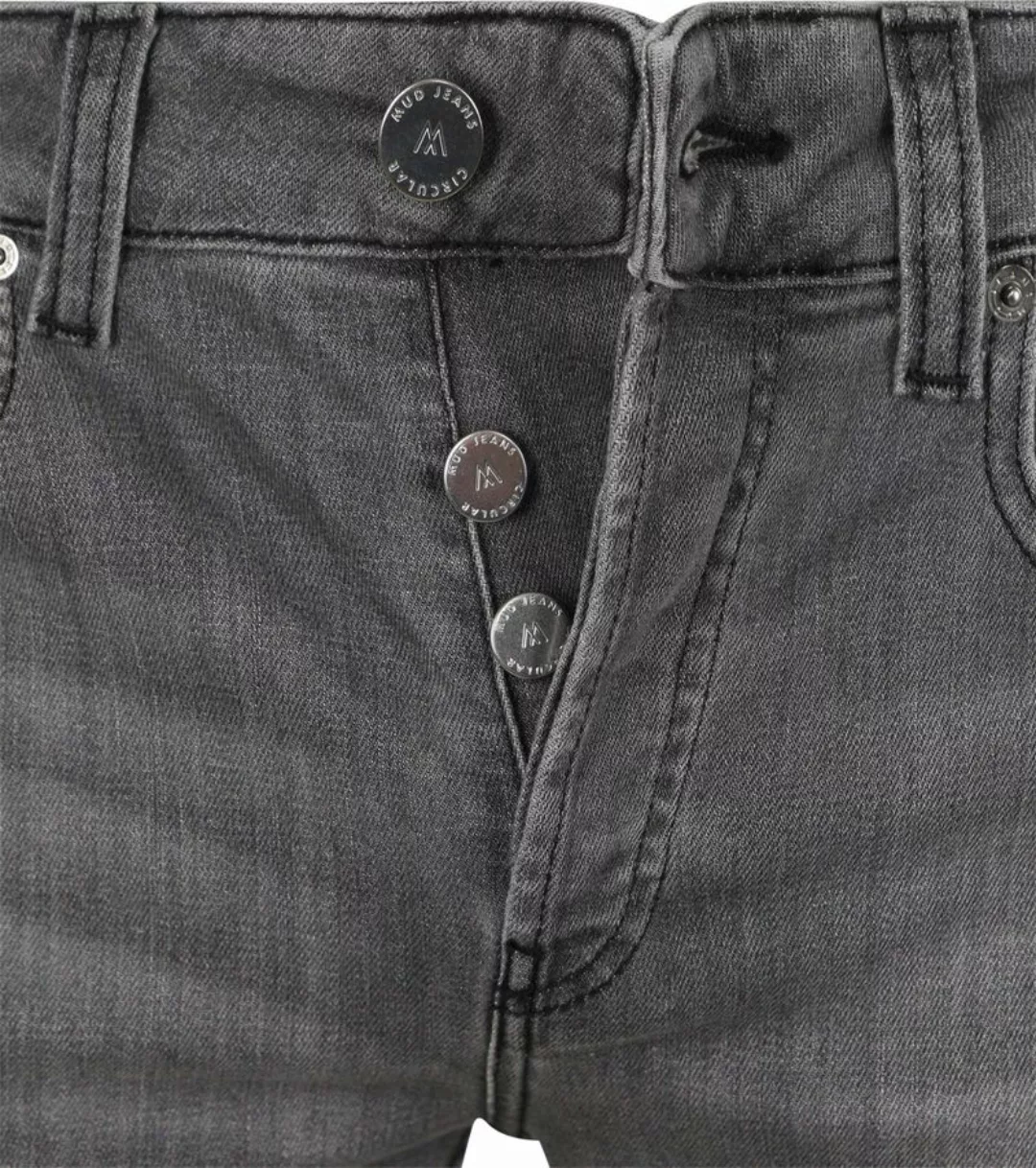 MUD Jeans Denim Slim-Fit Grau - Größe W 30 - L 32 günstig online kaufen