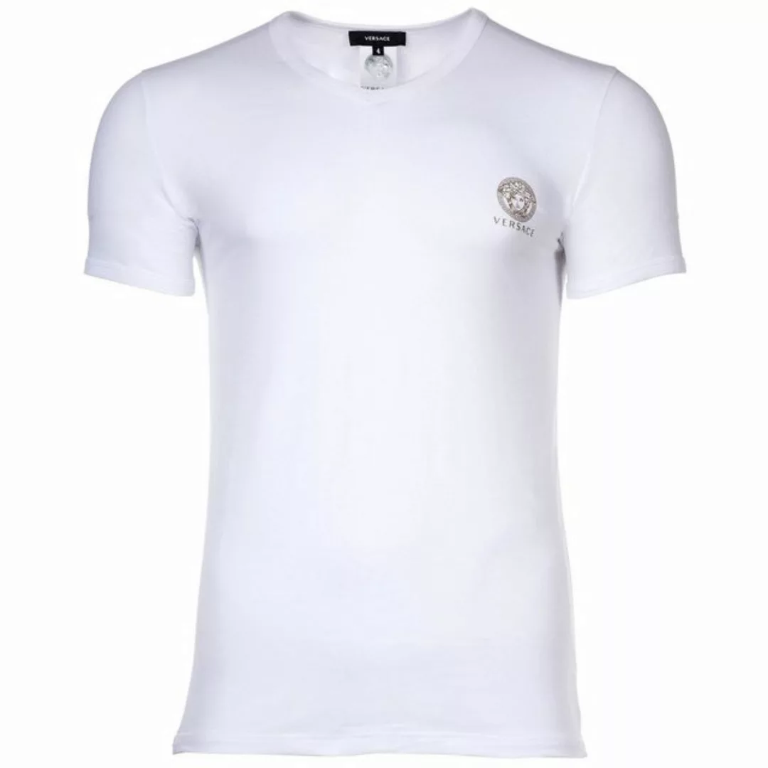 Versace T-Shirt Herren T-Shirt - Unterhemd, V-Ausschnitt, Stretch (Packung, günstig online kaufen