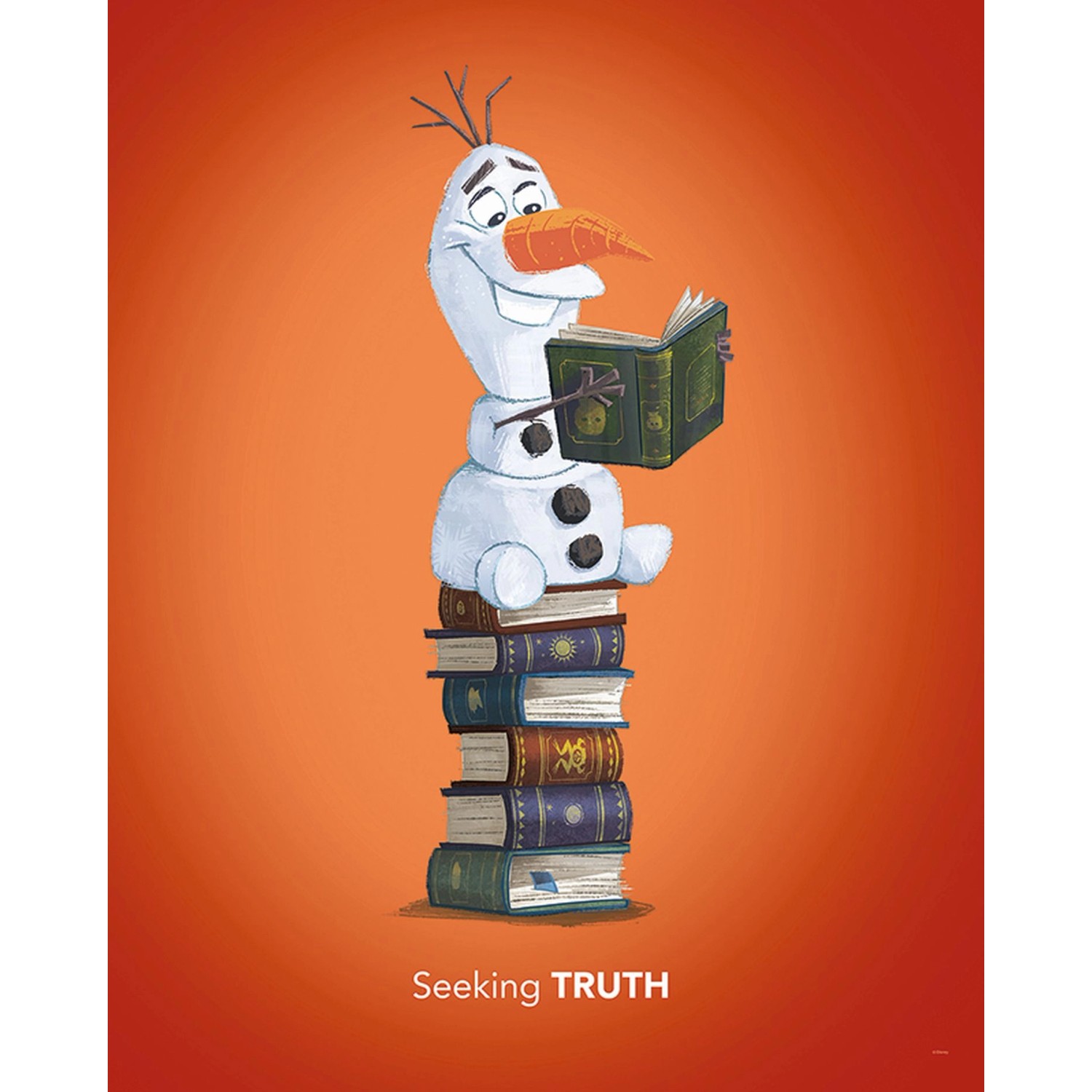 Disney Poster Frozen Olaf Orange 40 x 50 cm 610150 günstig online kaufen