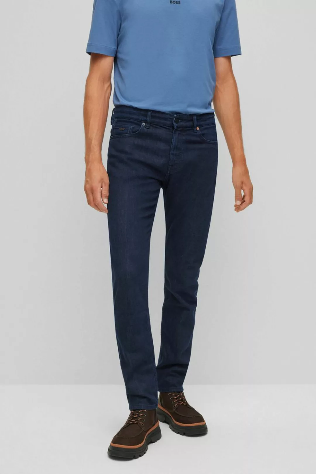 BOSS Delaware Jeans Dunkelblau - Größe W 34 - L 34 günstig online kaufen