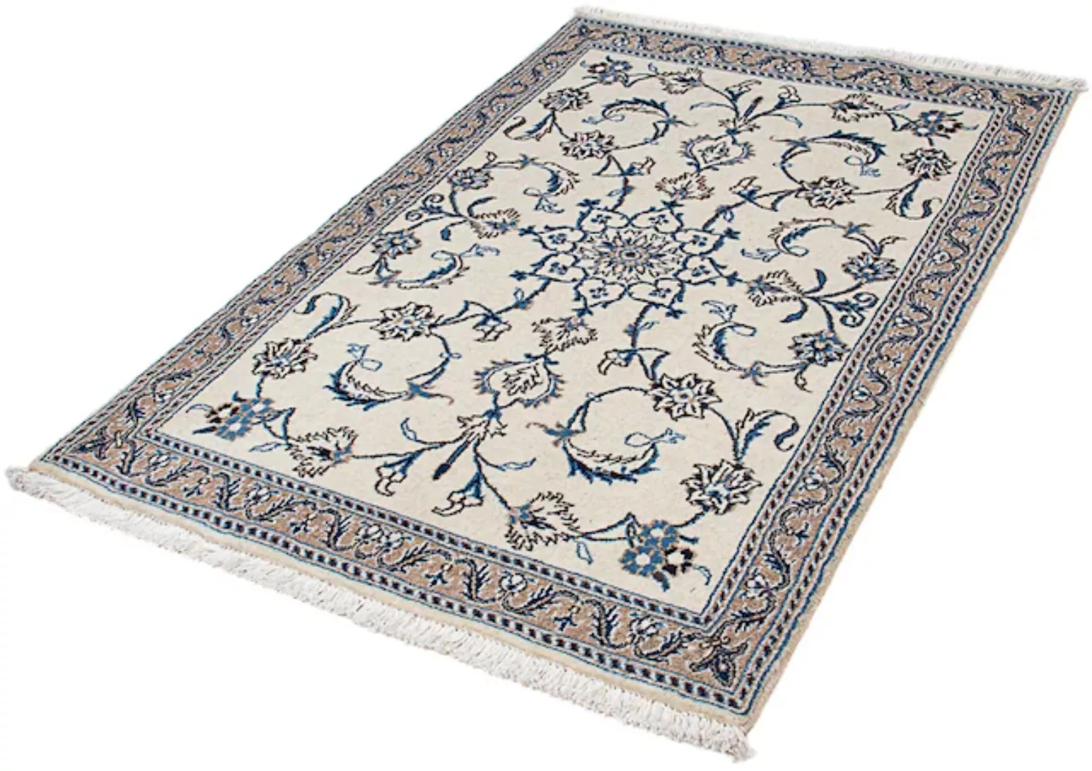 morgenland Orientteppich »Perser - Nain - 146 x 86 cm - beige«, rechteckig, günstig online kaufen