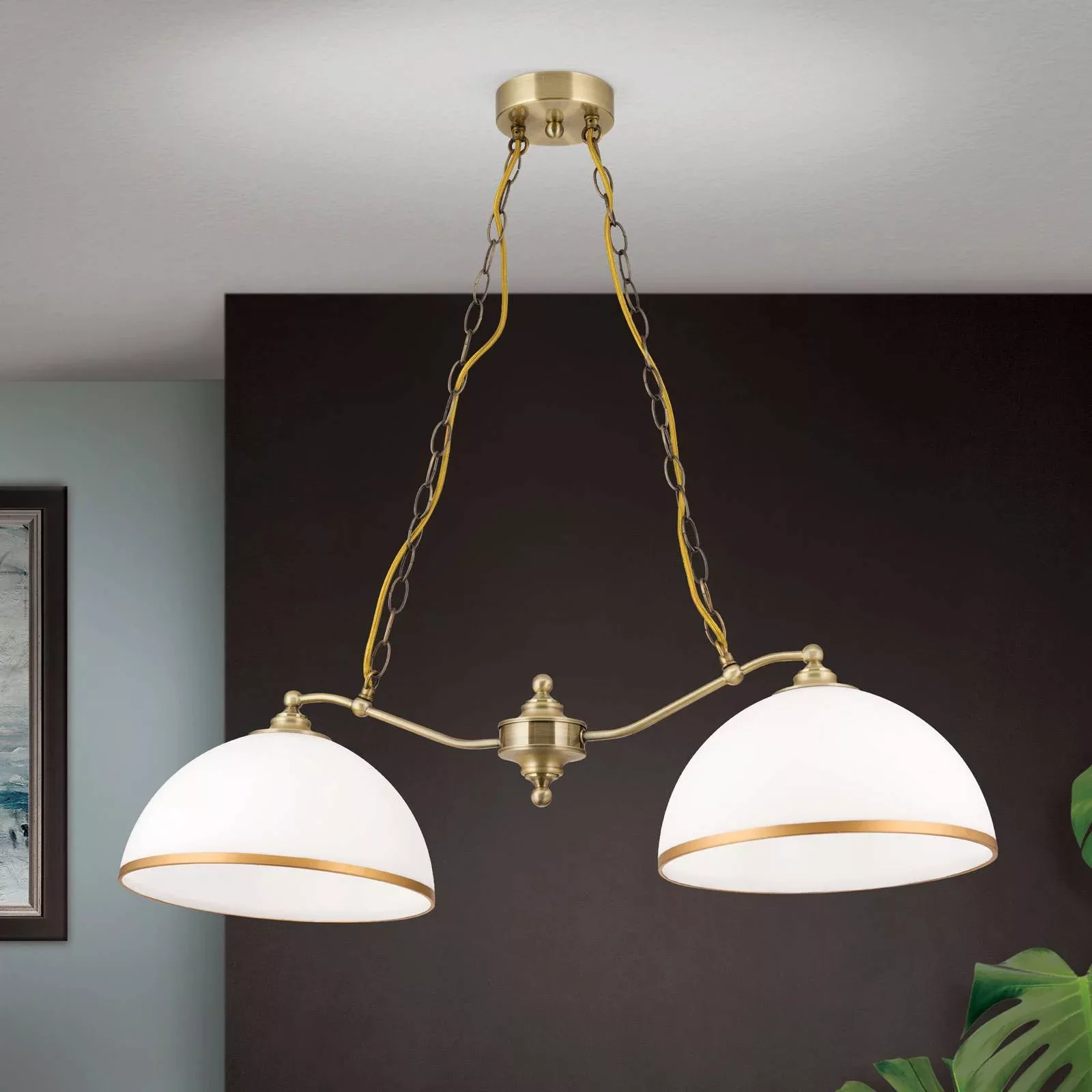 Hängeleuchte Old Lamp mit Kettenabhängung, 2-flg. günstig online kaufen