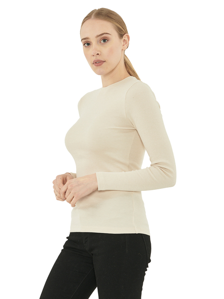 Damen Langarm-shirt Bio-baumwolle günstig online kaufen