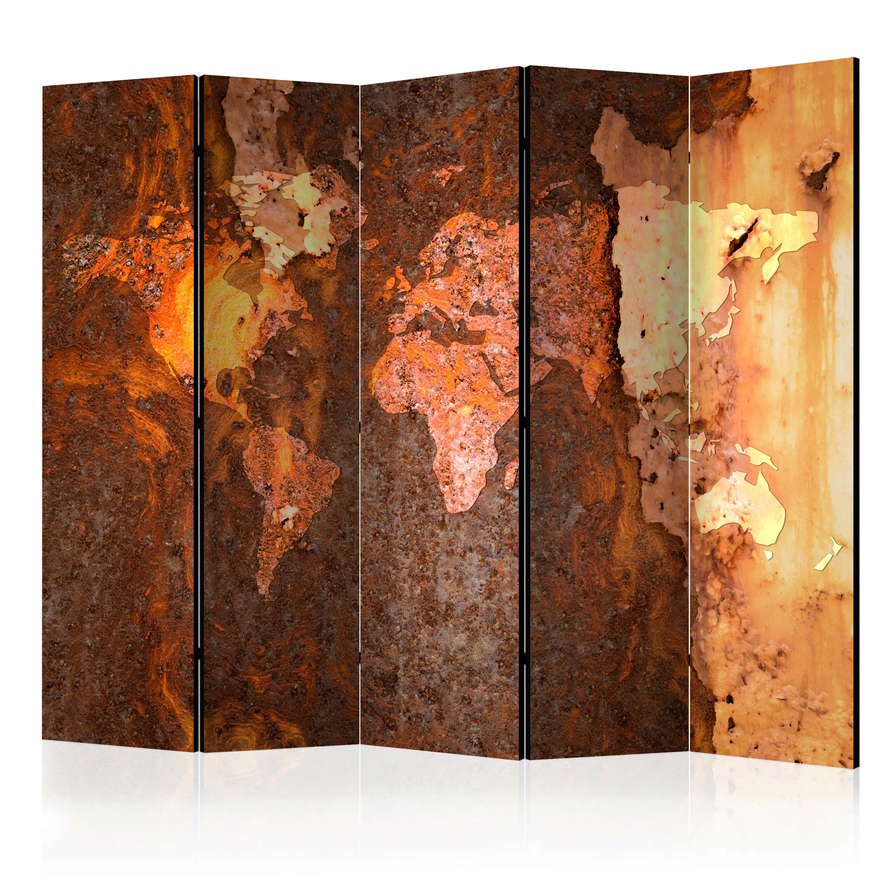 5-teiliges Paravent - Metal Immersions Ii [room Dividers] günstig online kaufen