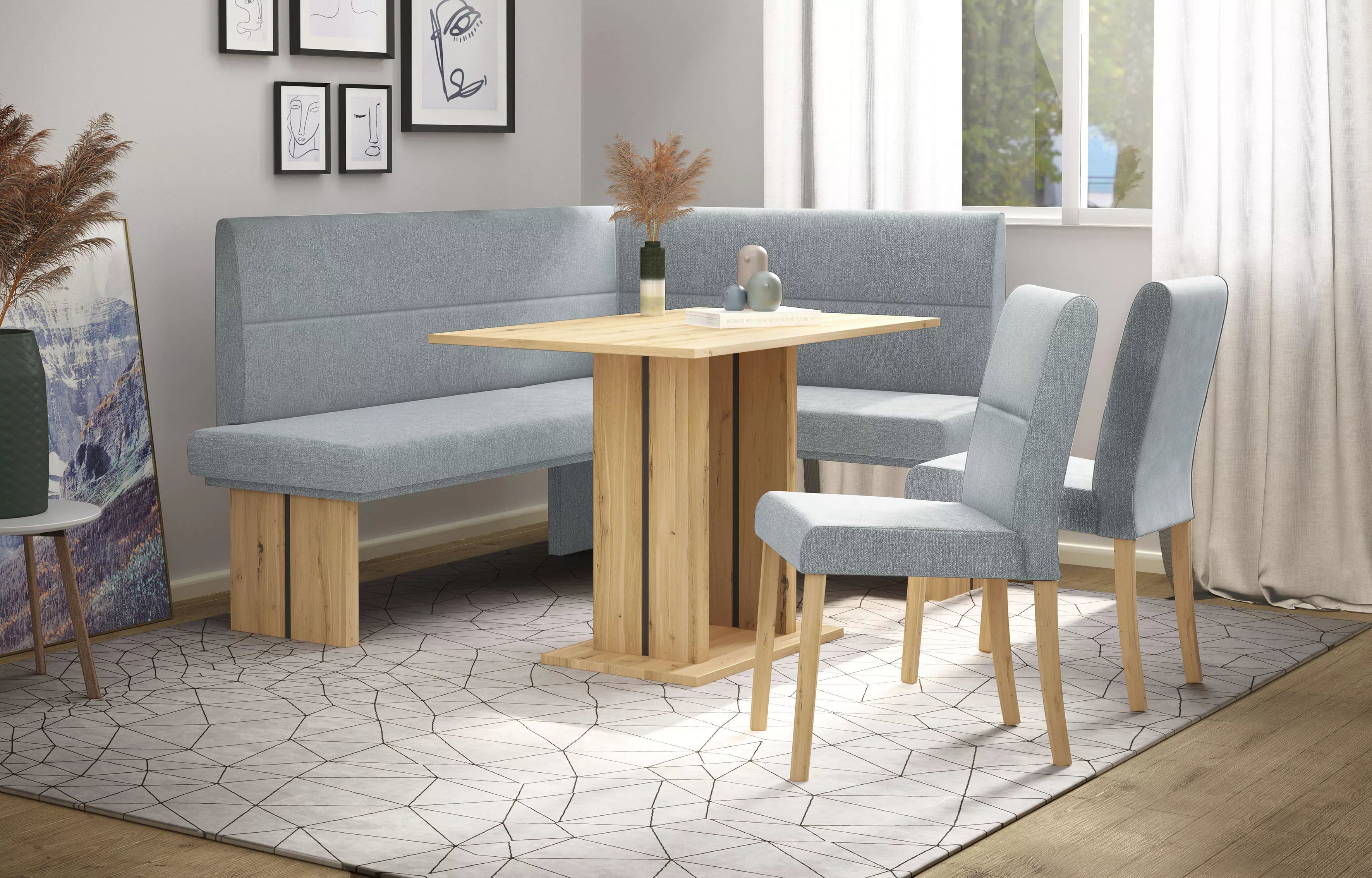 Home affaire Eckbankgruppe "Emma Essgruppe Esszimmer Küche", (Set, 4 tlg., günstig online kaufen