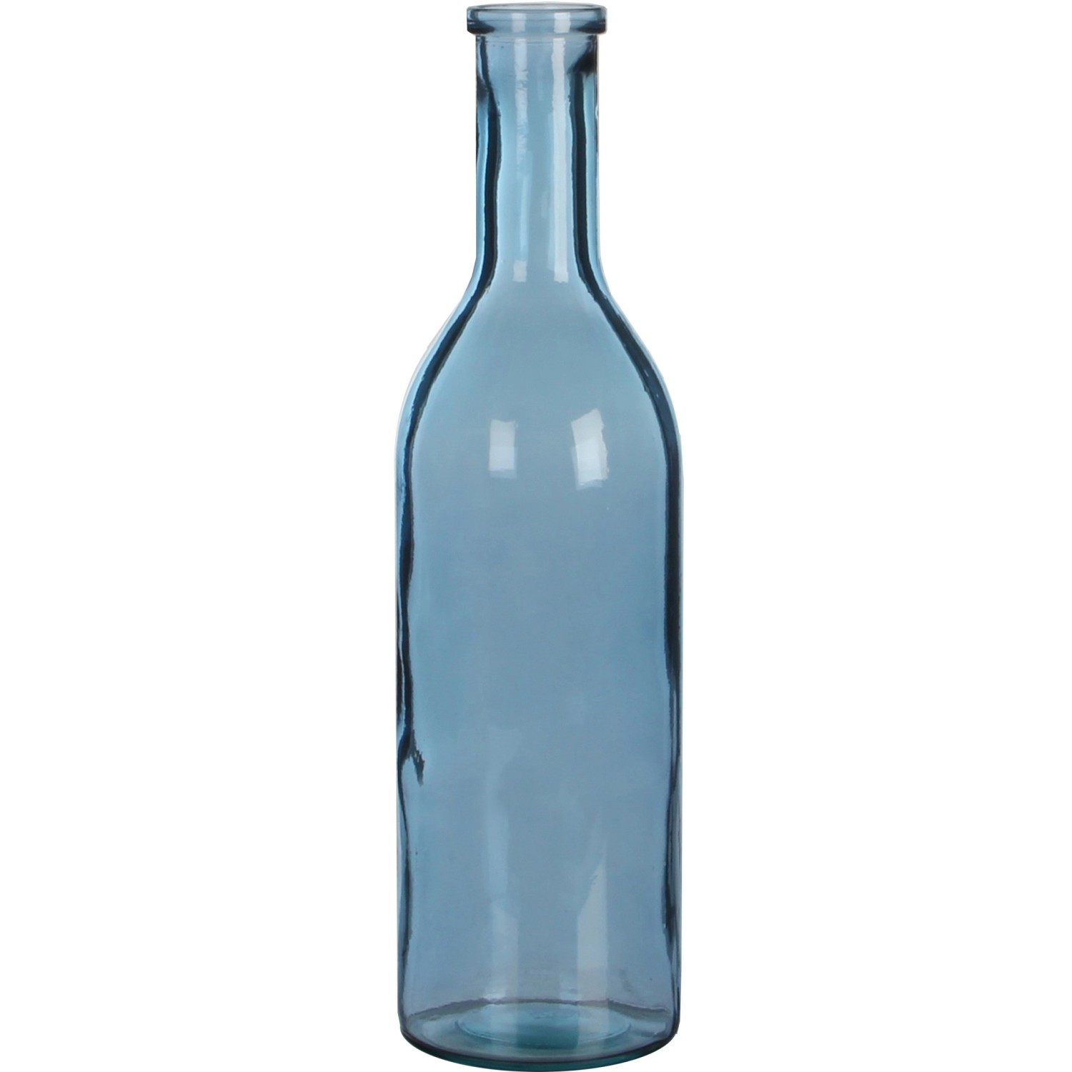 Mica Decorations Glasflasche Rioja 50 cm x Ø 15 cm Hellblau günstig online kaufen