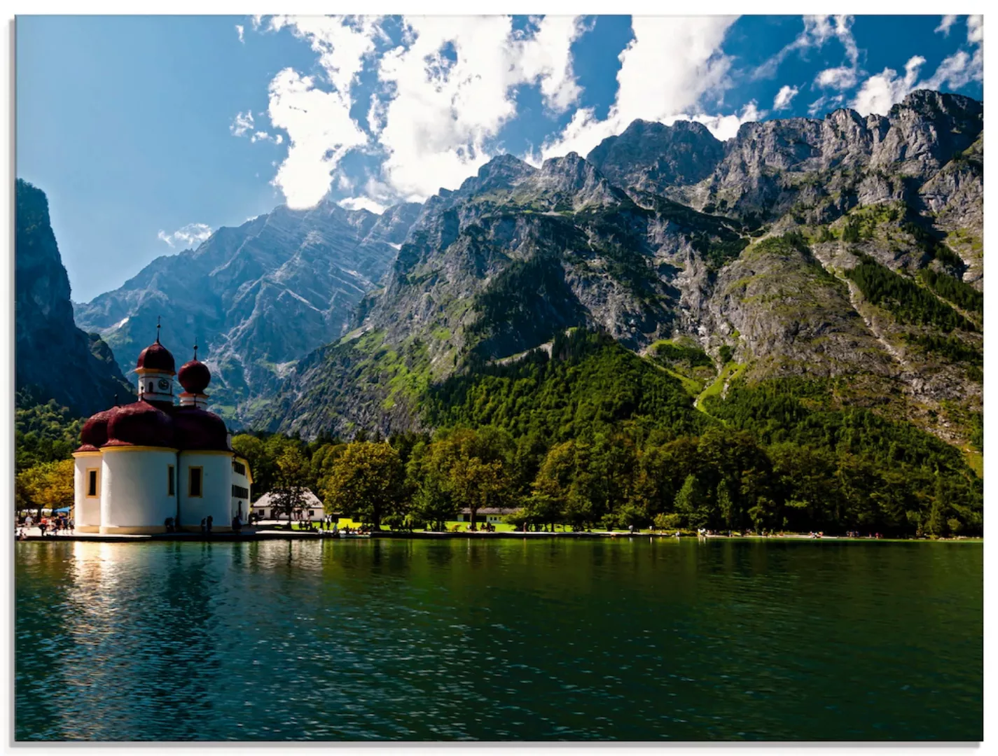 Artland Glasbild "St. Bartholomä Königssee I", Berge, (1 St.), in verschied günstig online kaufen