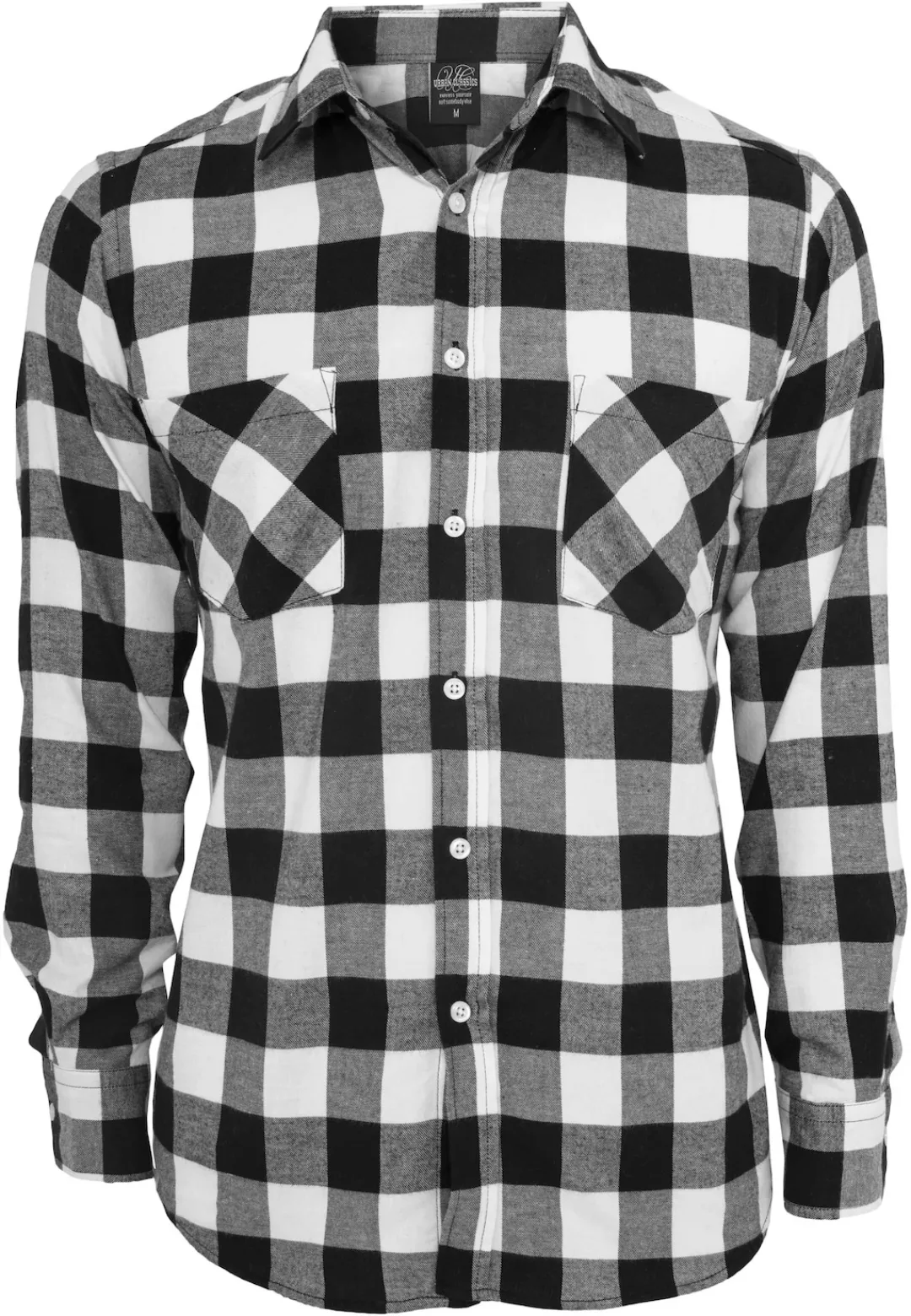 URBAN CLASSICS T-Shirt "Urban Classics Herren Checked Flanell Shirt" günstig online kaufen