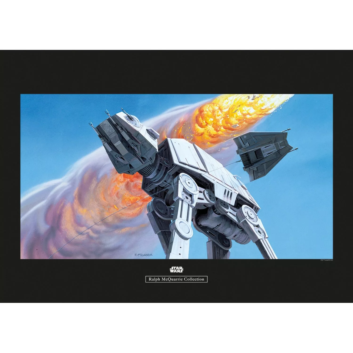 Komar Wandbild Star Wars AT-AT 70 x 50 cm günstig online kaufen