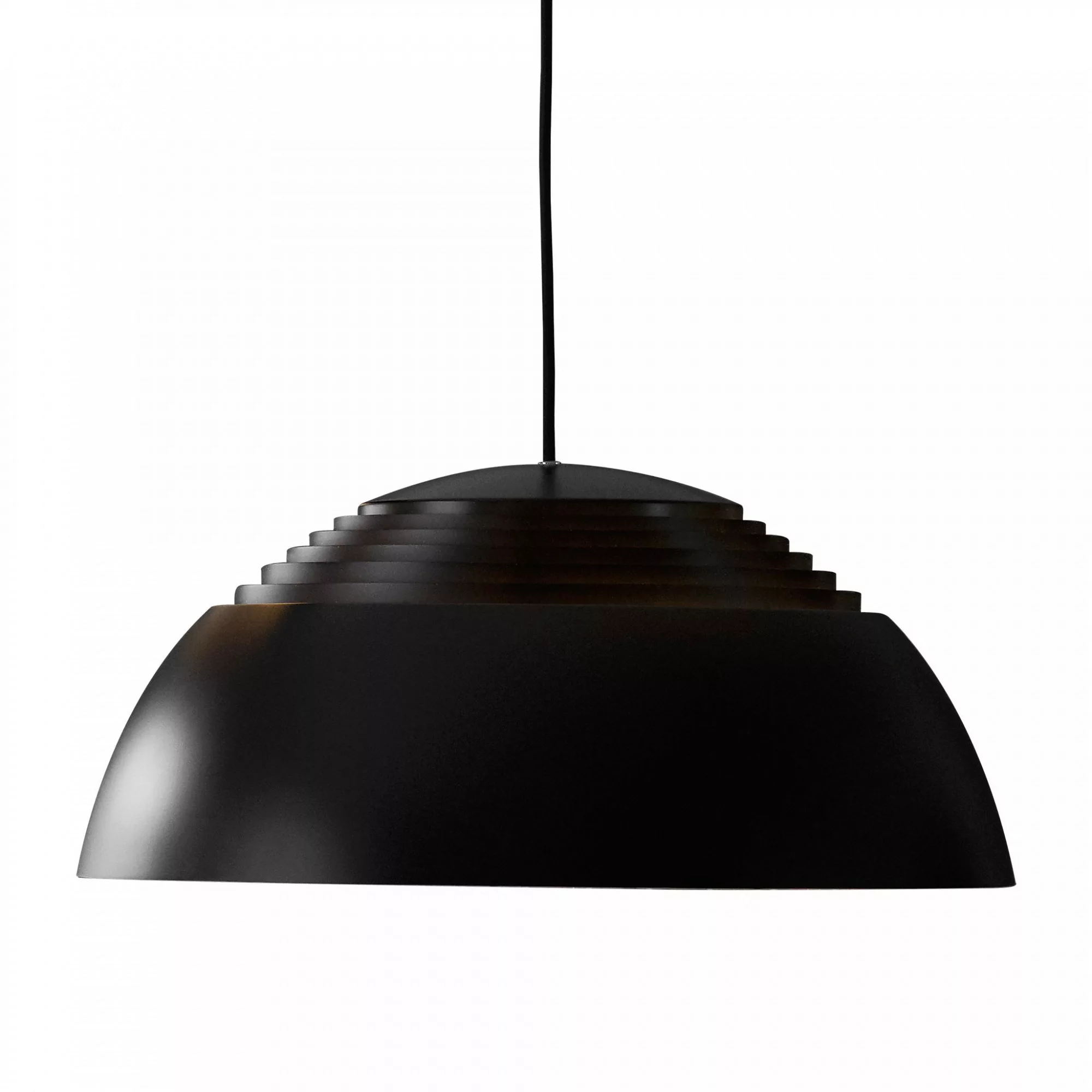 Louis Poulsen - AJ Royal LED Pendelleuchte Ø 50cm - schwarz/lackiert/H 22,4 günstig online kaufen