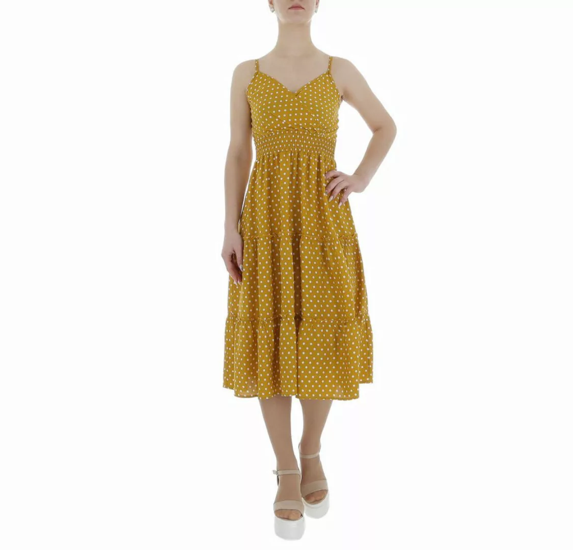 Ital-Design Sommerkleid Damen Freizeit Stufenkleid (85941339) Volants Gepun günstig online kaufen