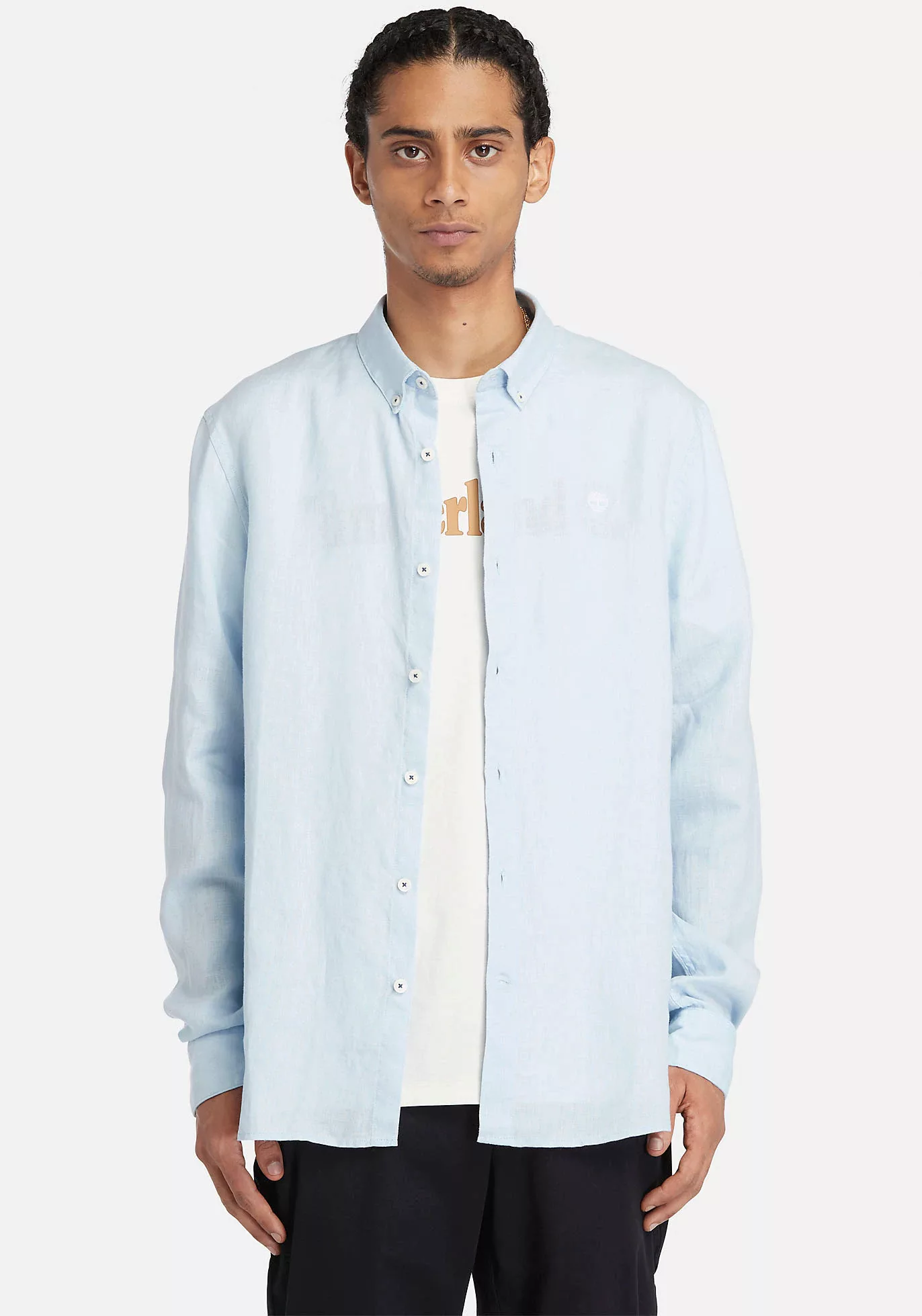 Timberland Langarmhemd "MILL BROOK Linen Shirt" günstig online kaufen